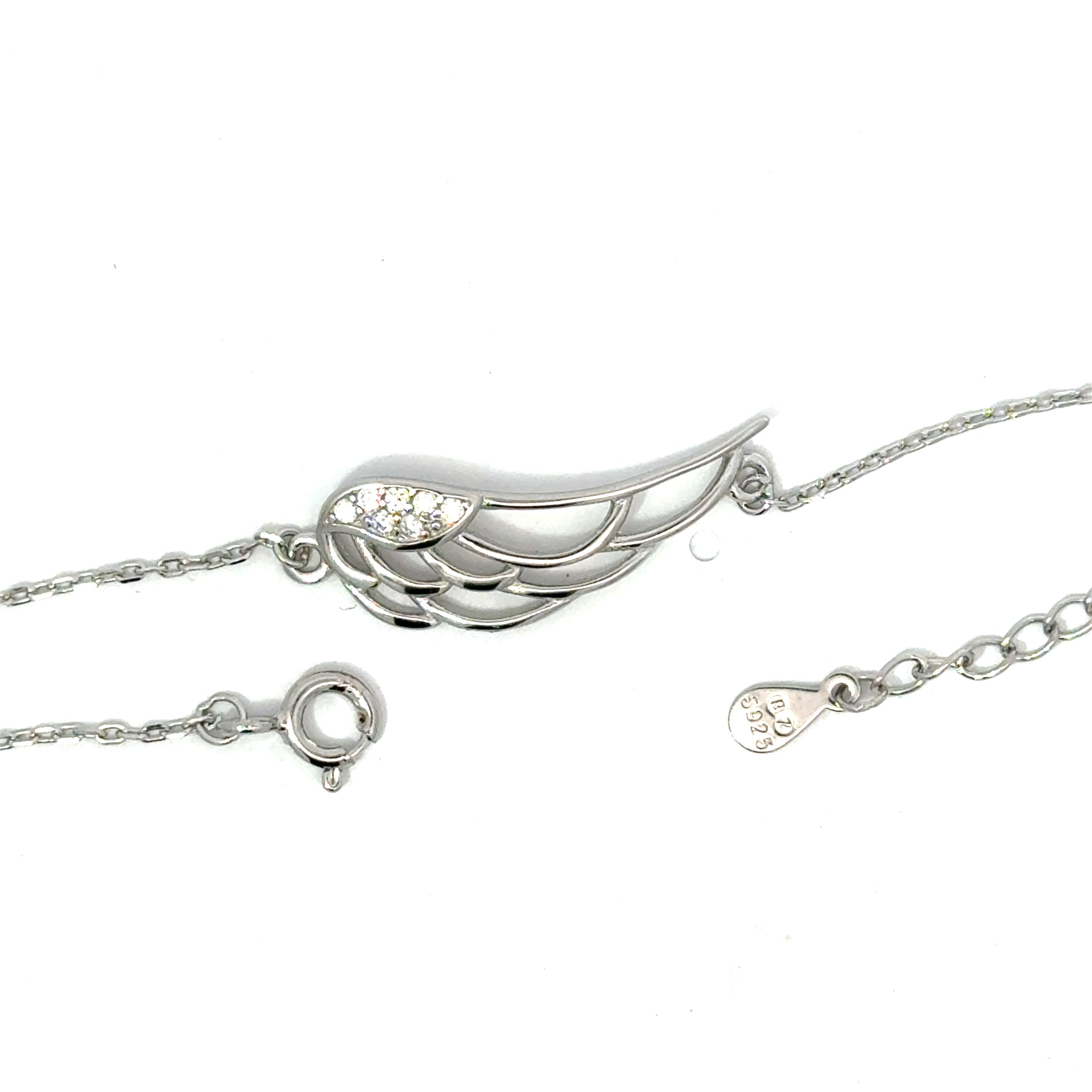 Brățară damă ARIPĂ, argint+zirconia