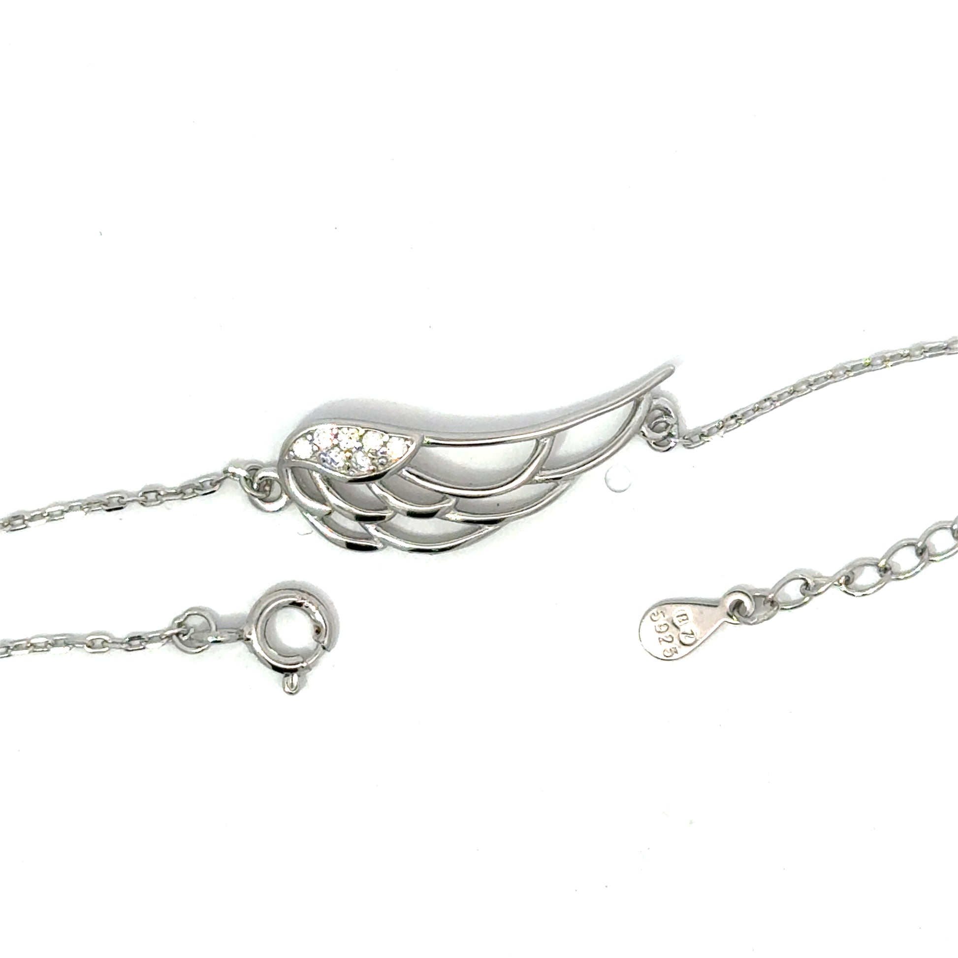 Brățară damă ARIPĂ, argint+zirconia