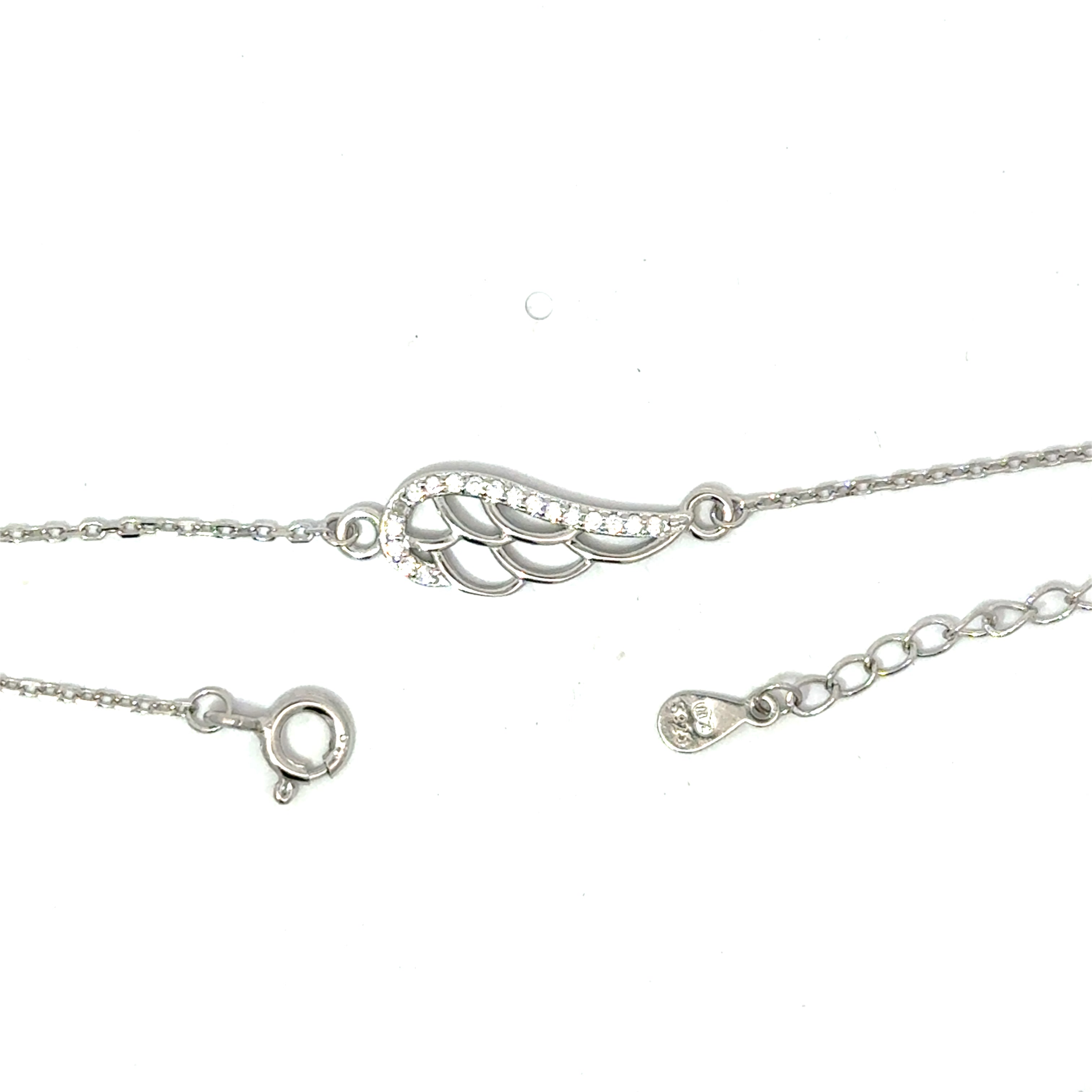 Brățară damă ARIPĂ, argint+zirconia