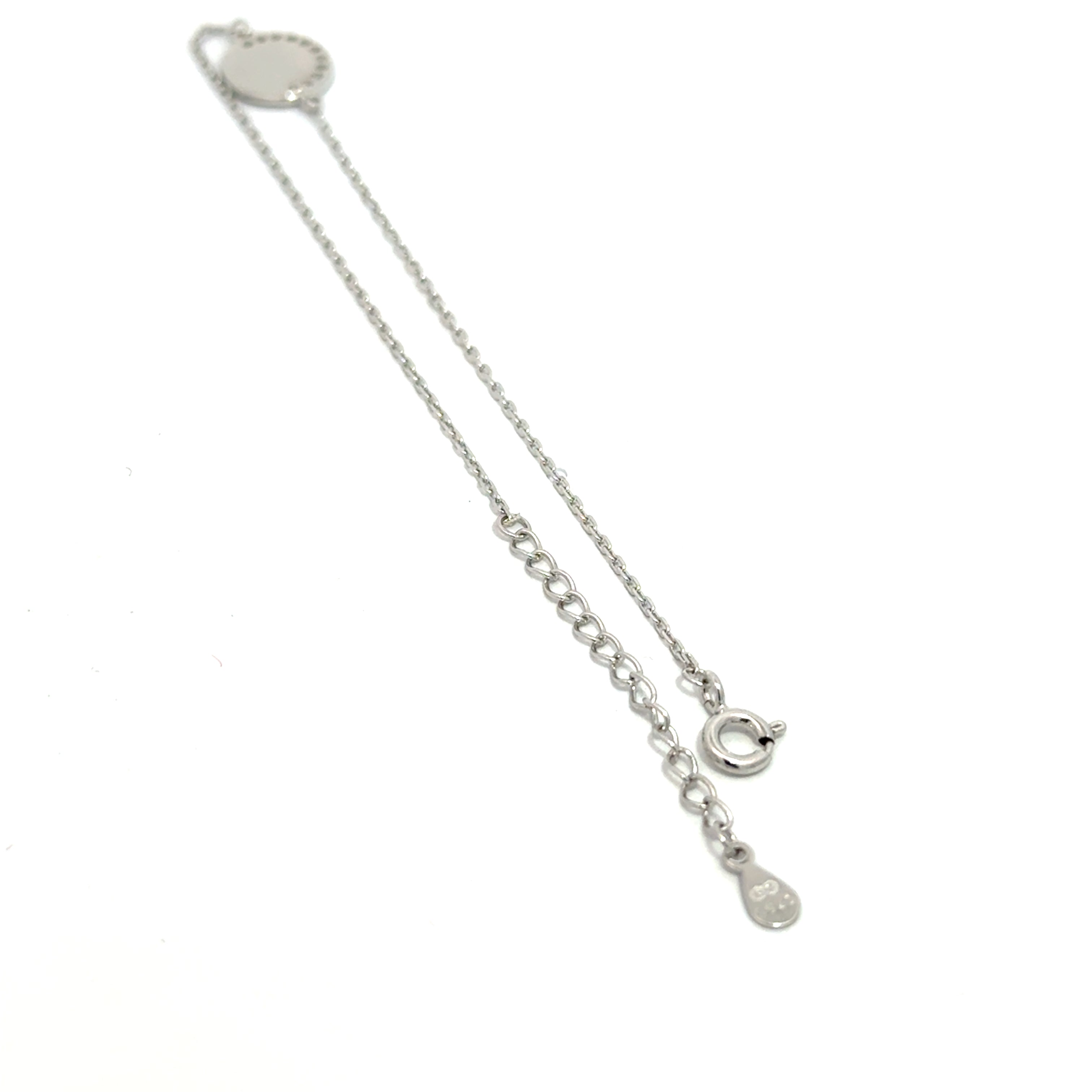 Brățară damă CERC PLIN, argint+zirconia