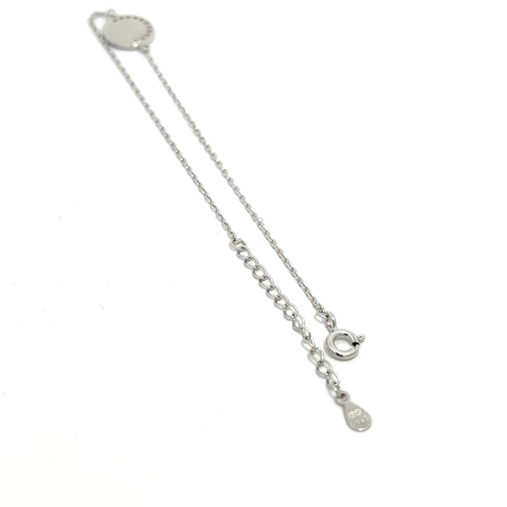 Brățară damă CERC PLIN, argint+zirconia