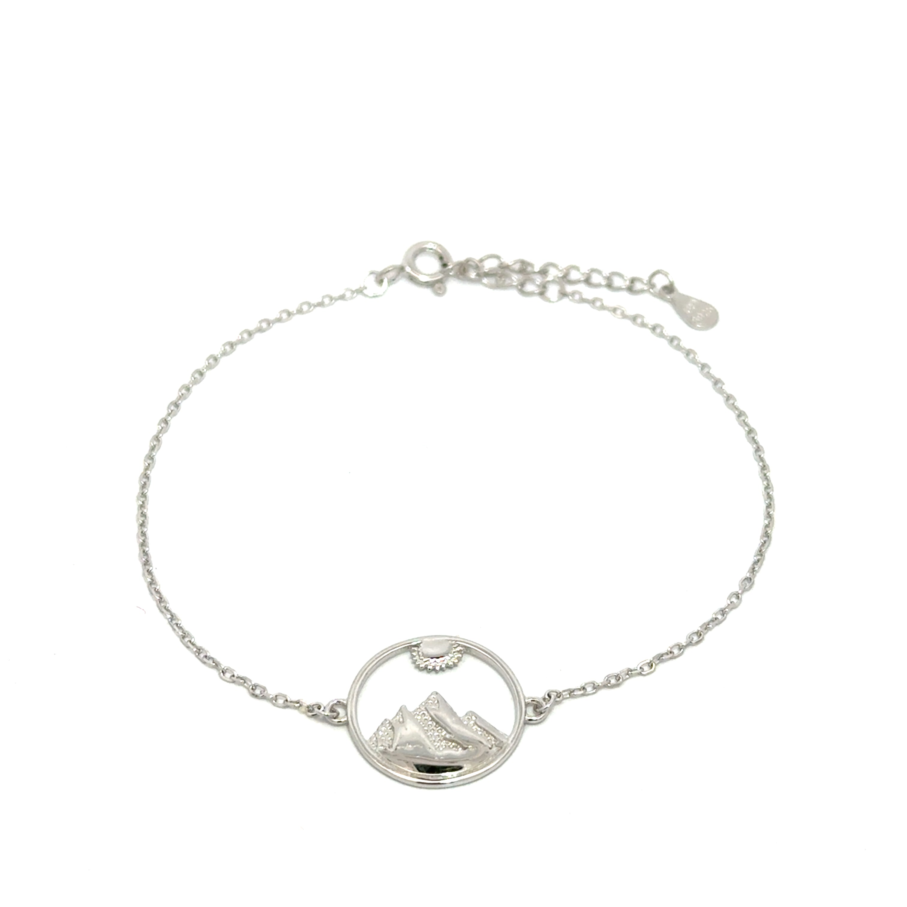 Brățară damă SOARE ȘI MUNȚI, argint