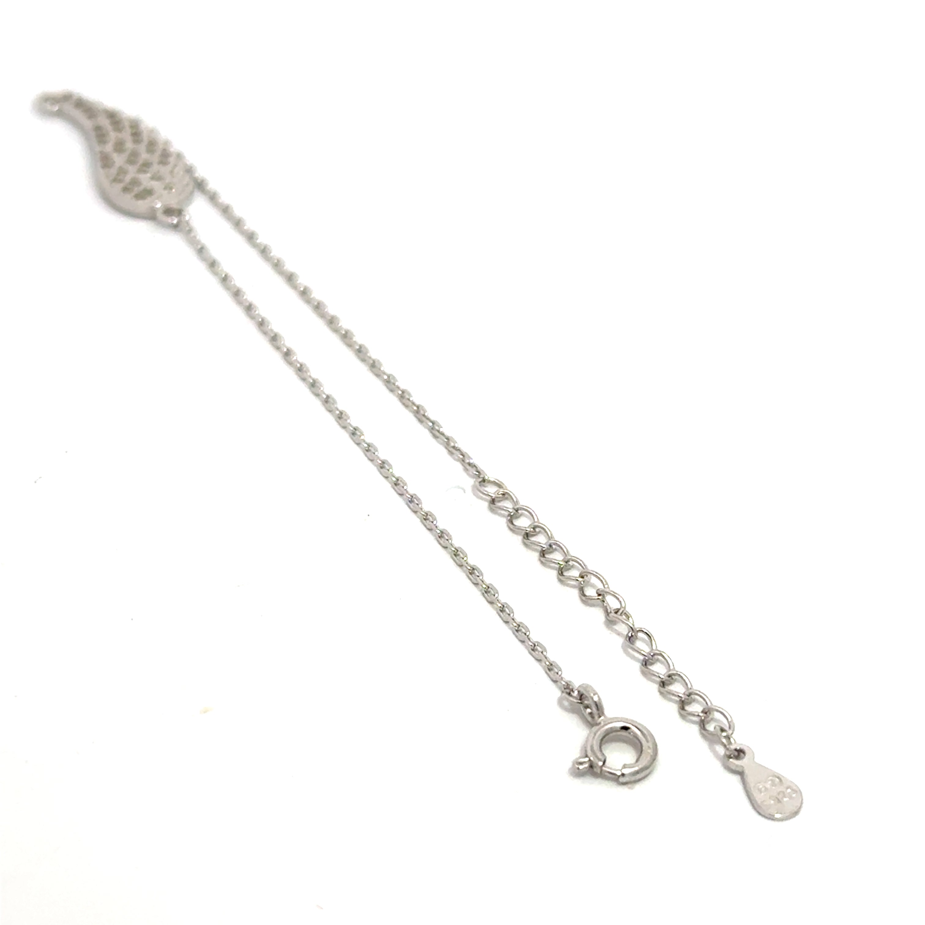 Brățară damă ARIPA STÂNGĂ, argint+zirconia