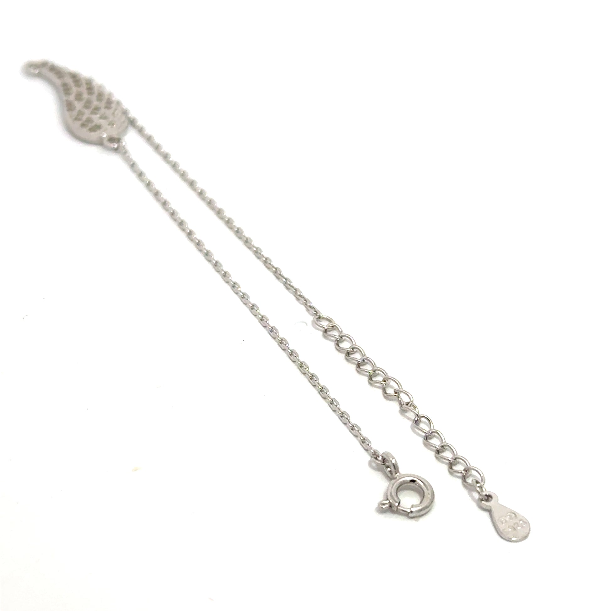 Brățară damă ARIPA STÂNGĂ, argint+zirconia