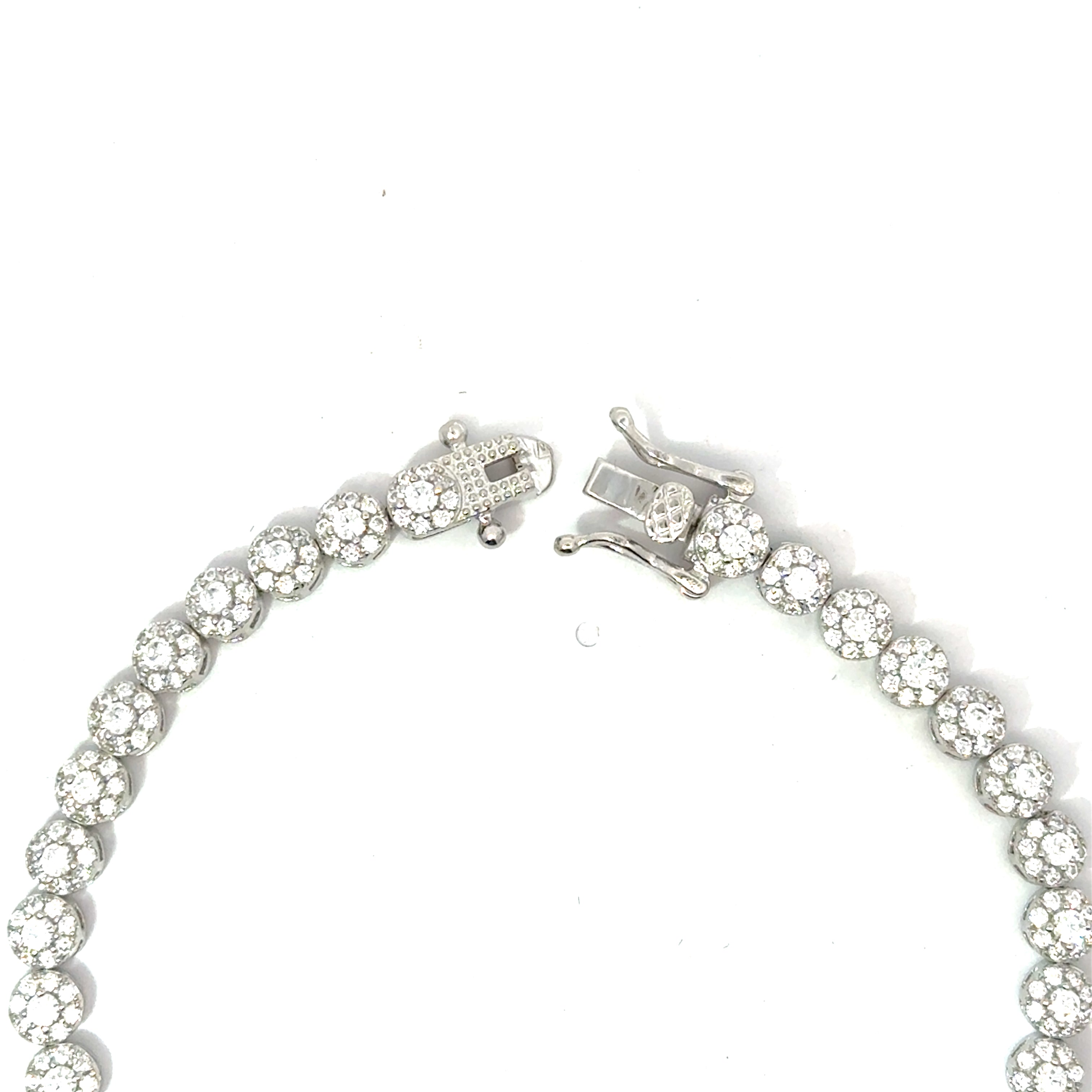 Bratara dama OCHI DE CRISTAL, argint + cristale zirconia