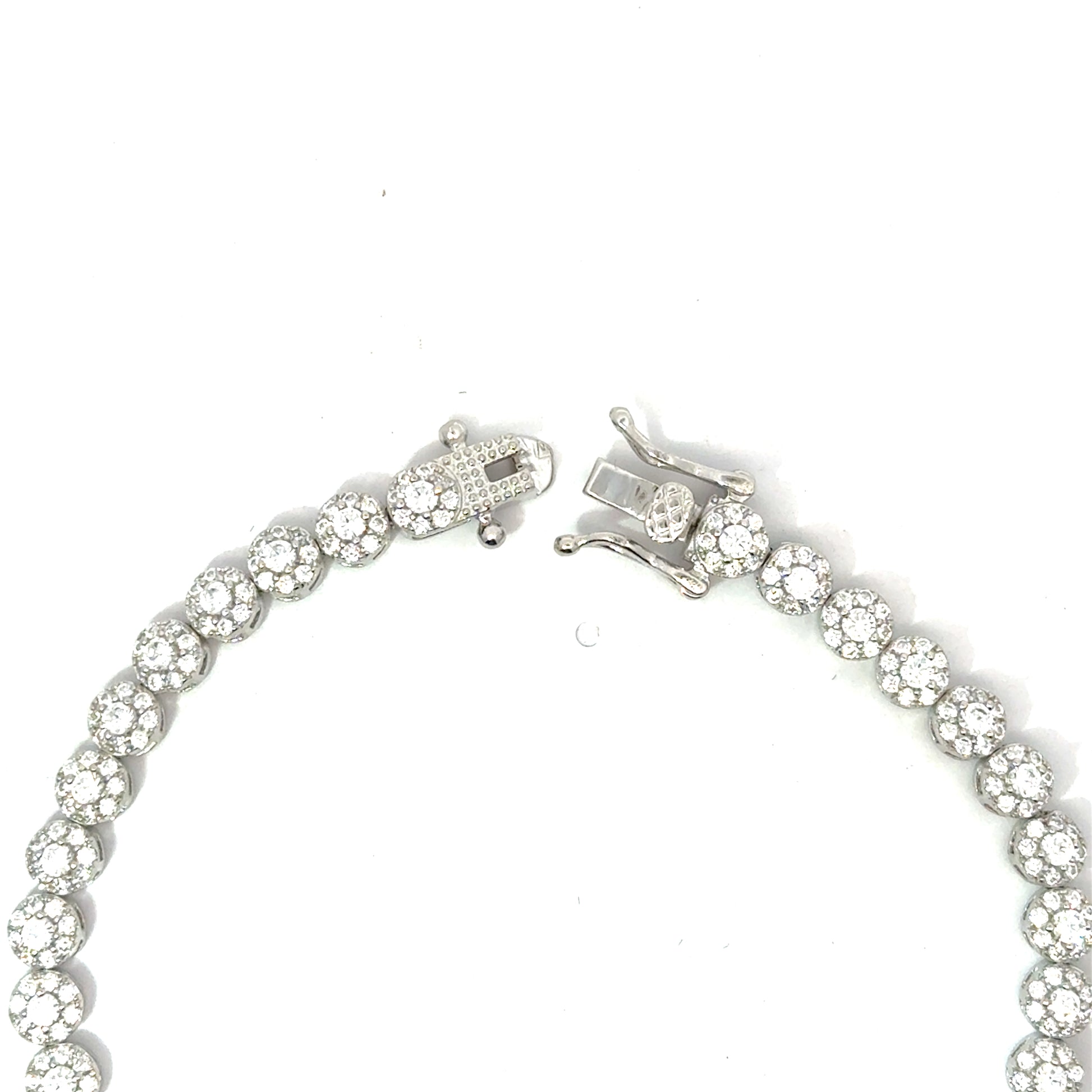 Bratara dama OCHI DE CRISTAL, argint + cristale zirconia