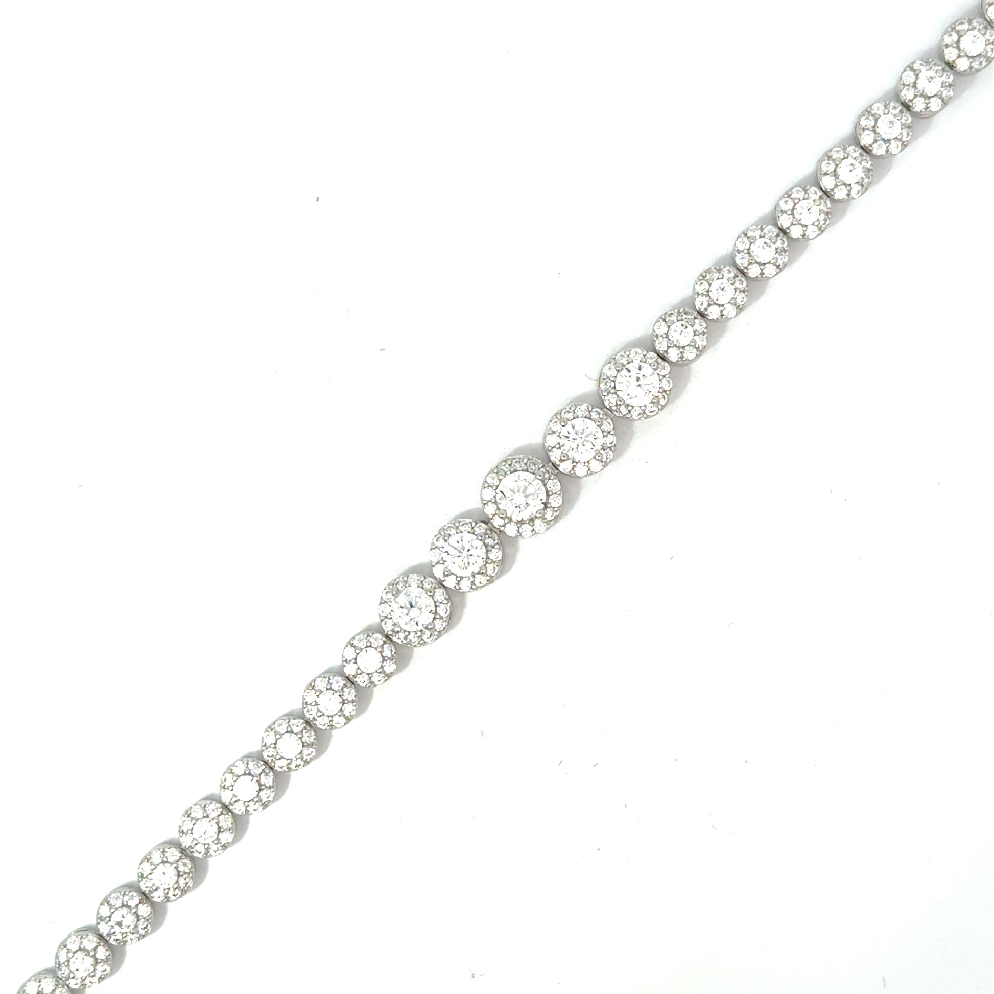 Bratara dama OCHI DE CRISTAL, argint + cristale zirconia