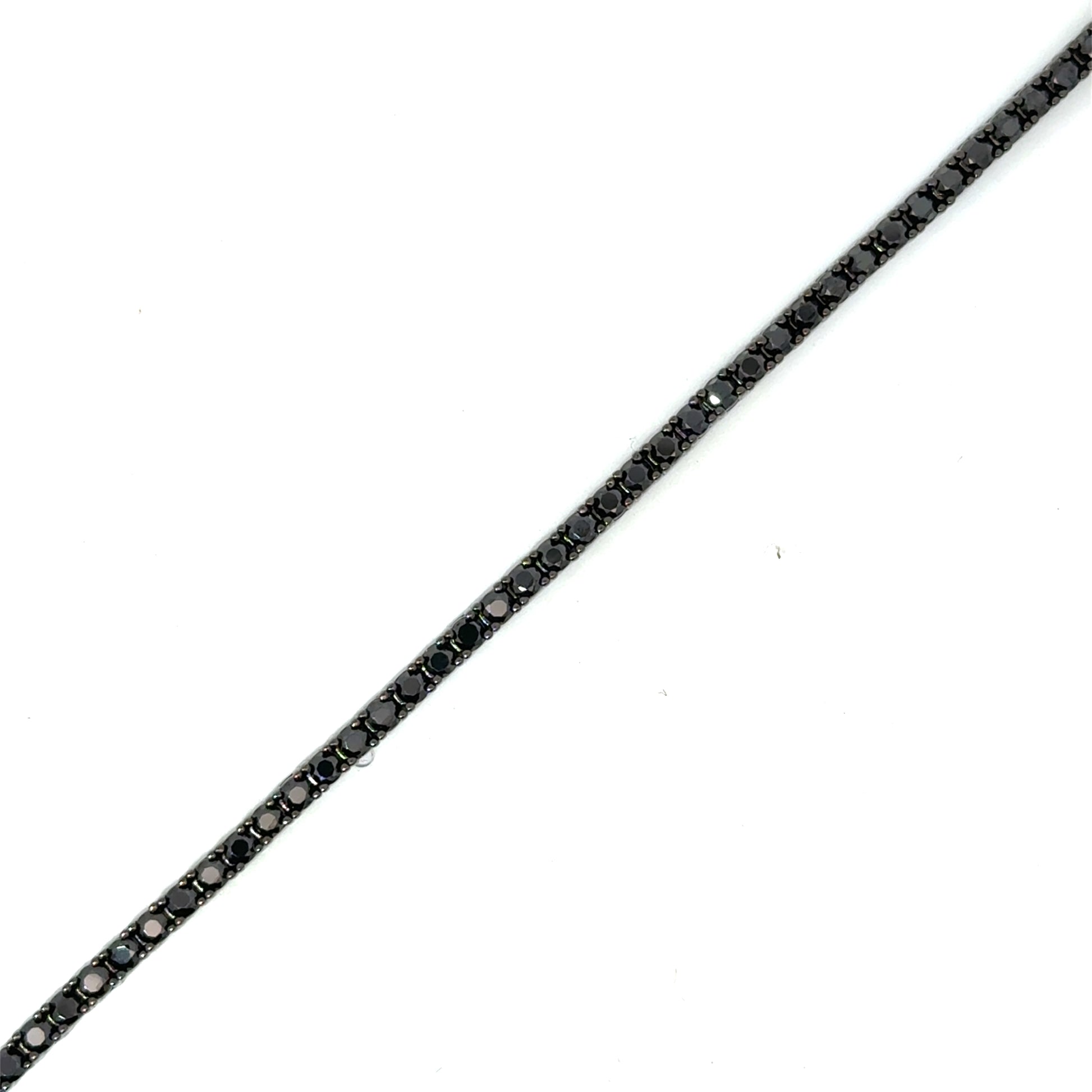 Brățară damă Black, argint rodiat + zirconia