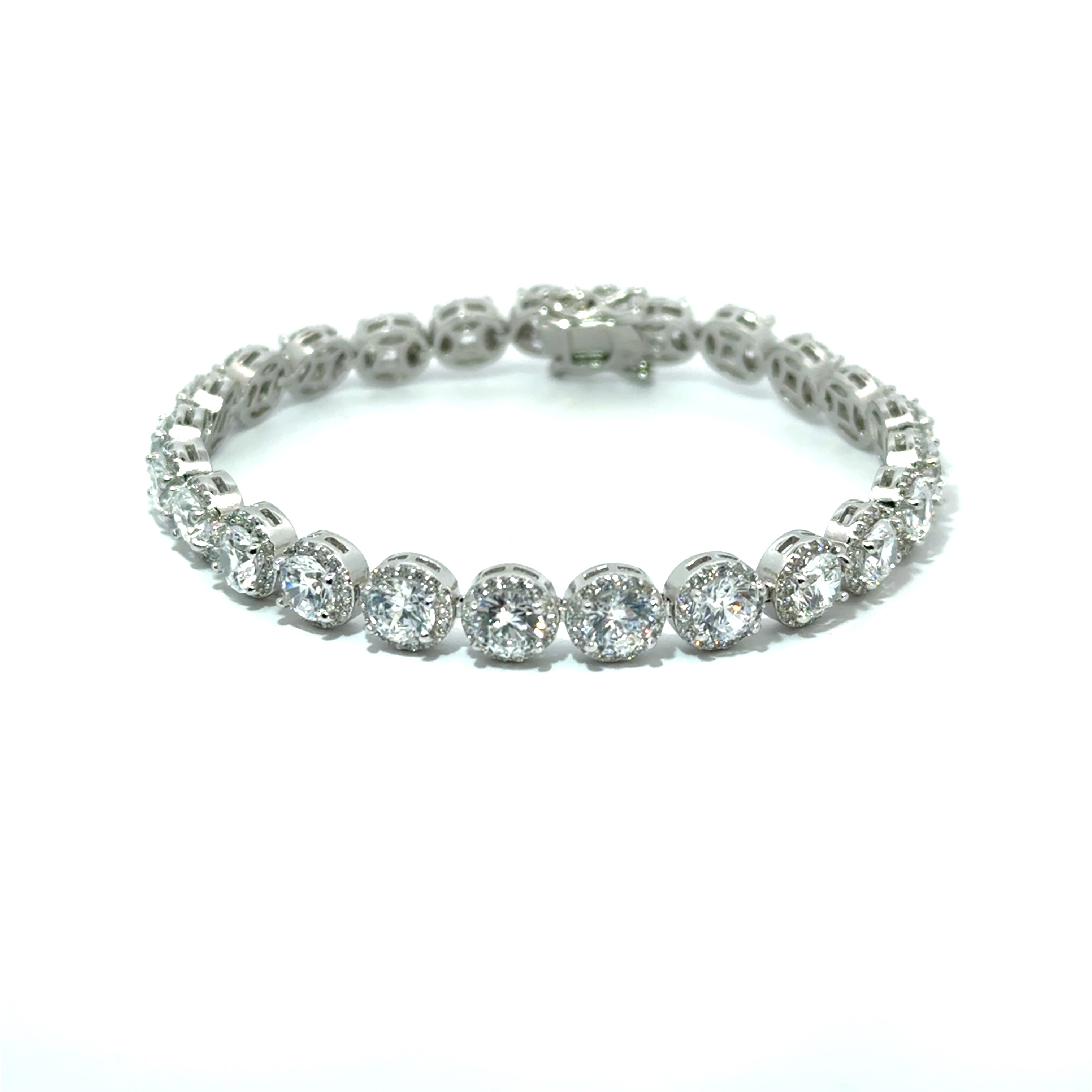 Brățară damă CRISTAL, argint + zirconia