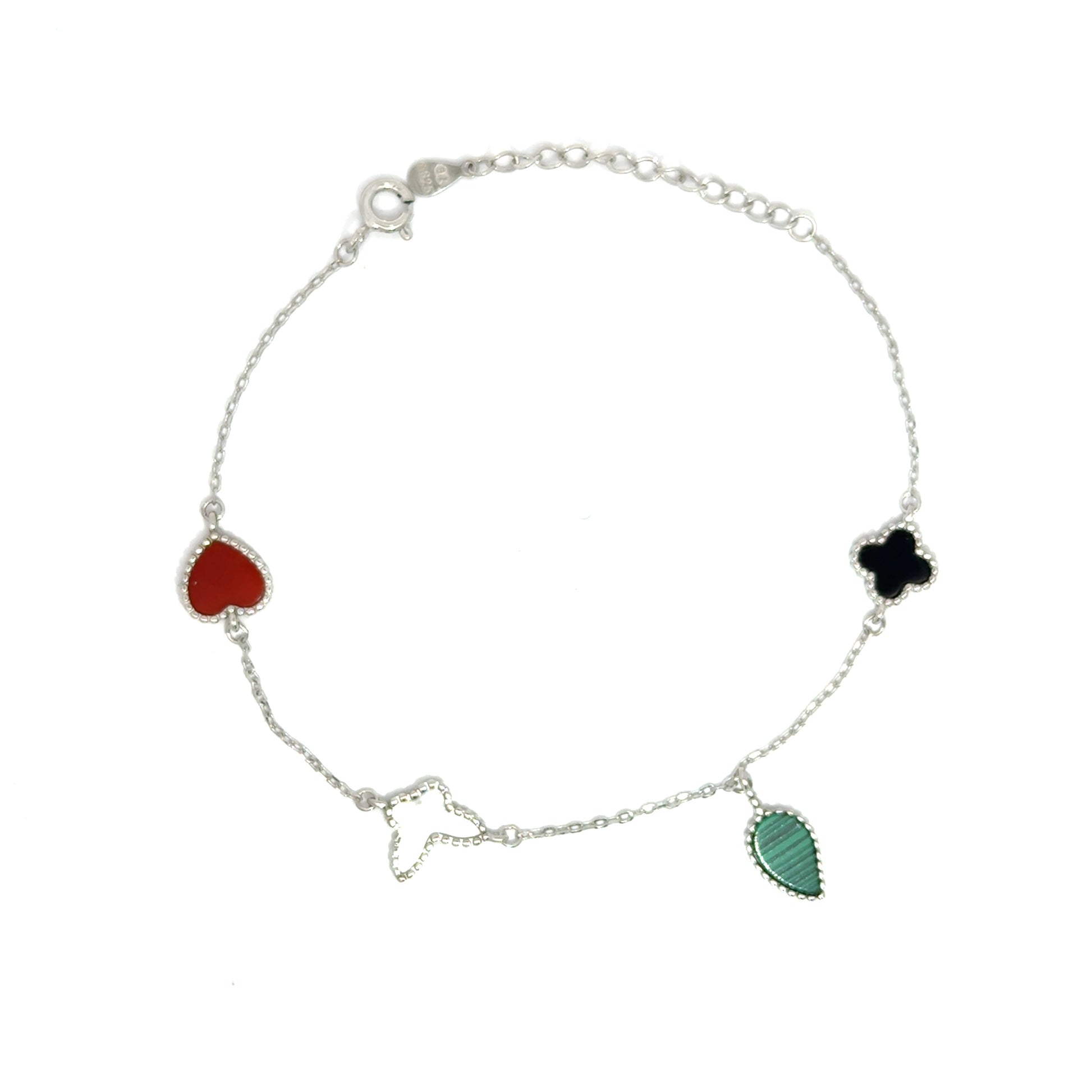 Brățară damă Simboluri Emoționale, argint