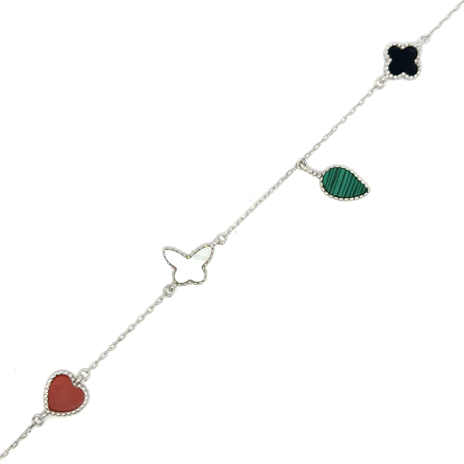 Brățară damă Simboluri Emoționale, argint