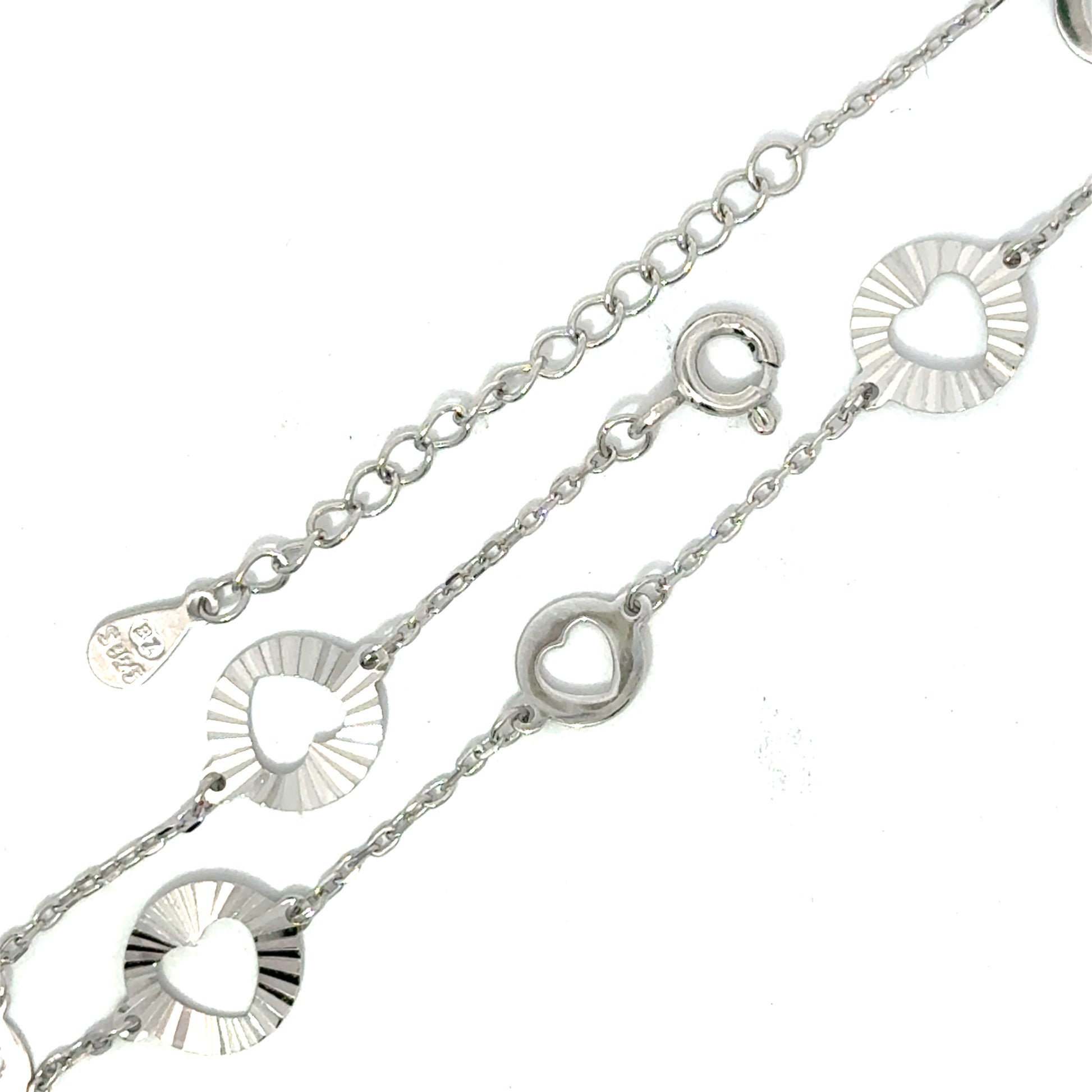 Brățară damă Inimă Decupată, argint