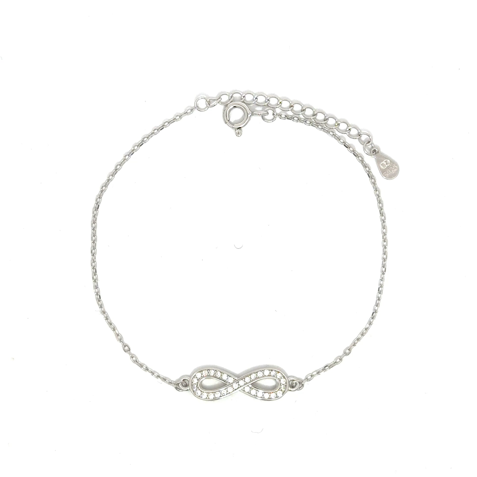 Brățară damă INFINIT PAVE, argint + zirconia