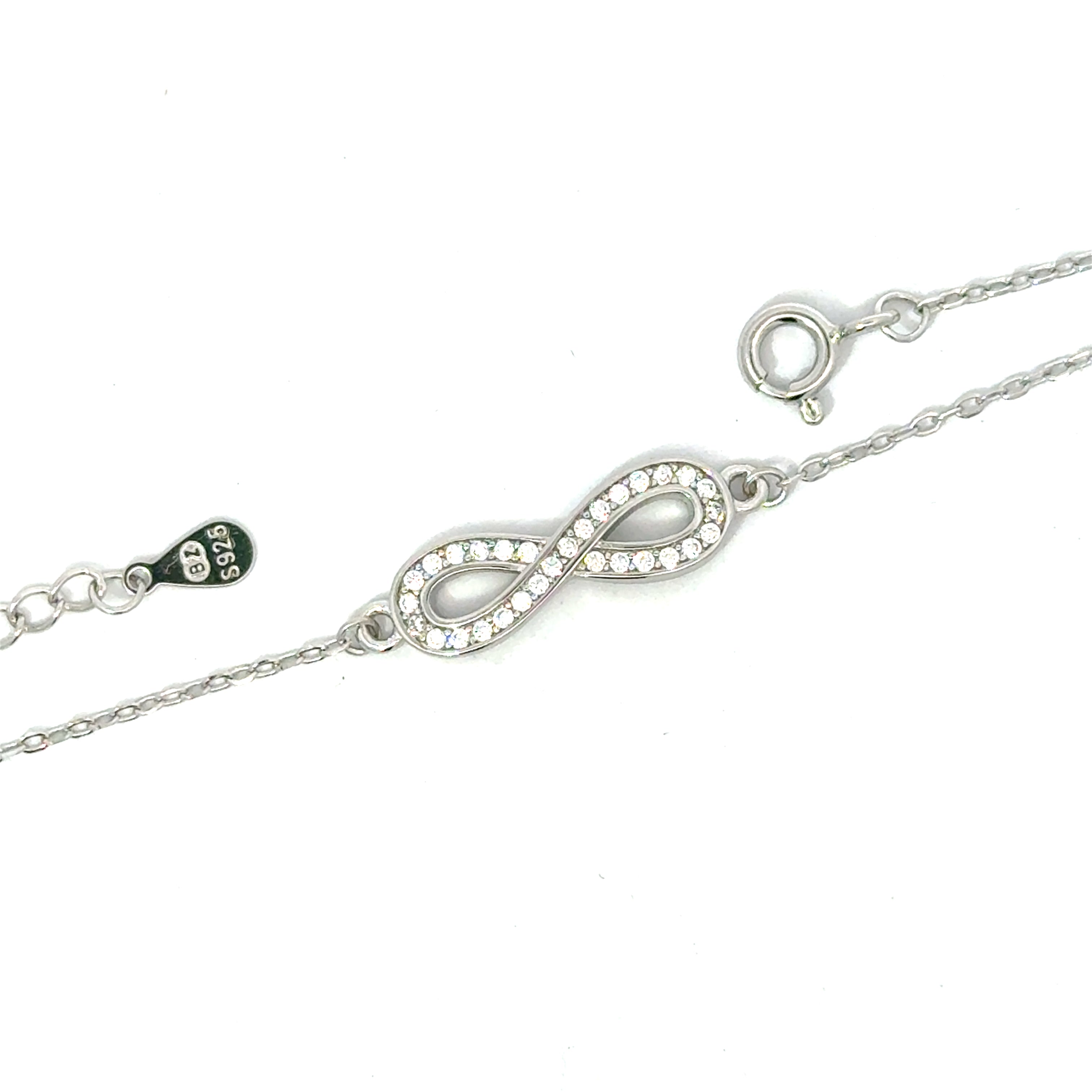 Brățară damă INFINIT PAVE, argint + zirconia