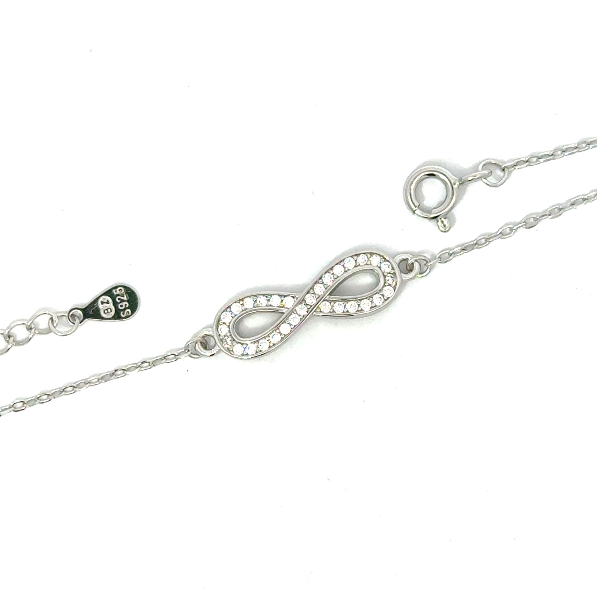 Brățară damă INFINIT PAVE, argint + zirconia