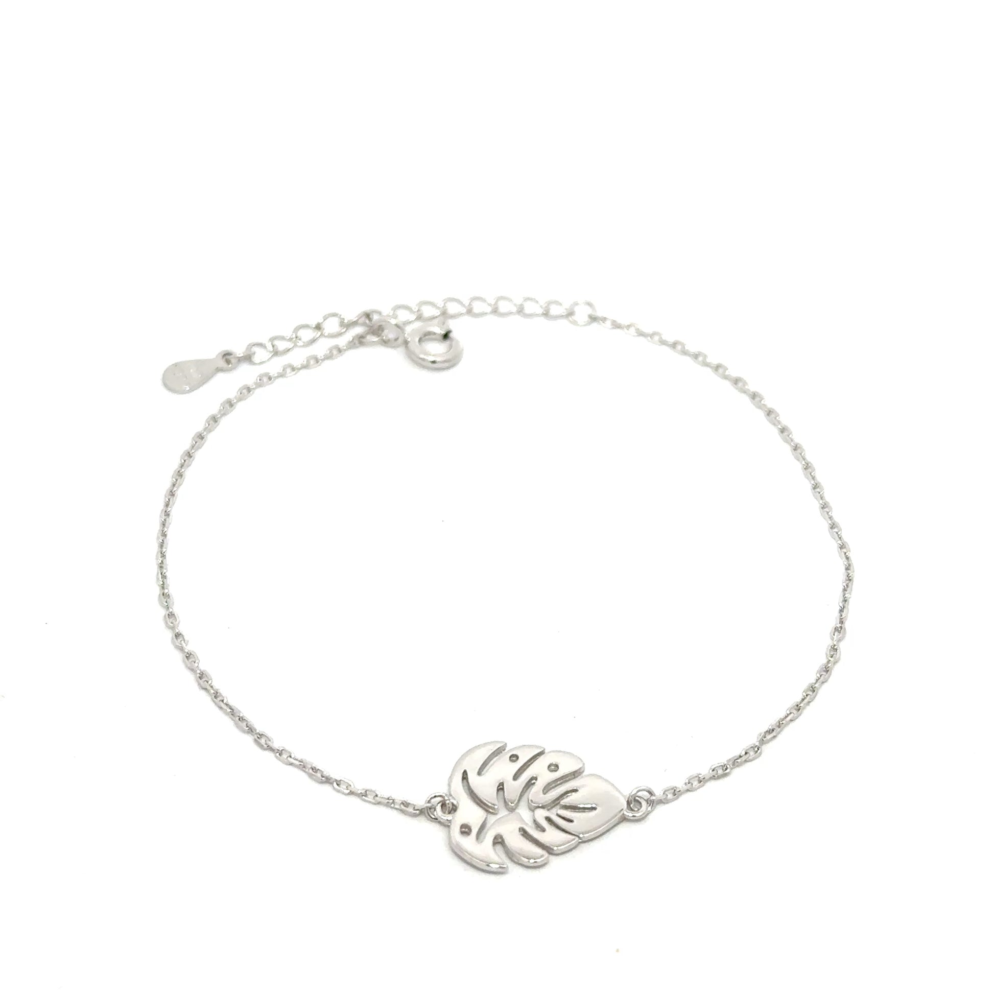 Brățară damă FRUNZĂ, argint rodiat