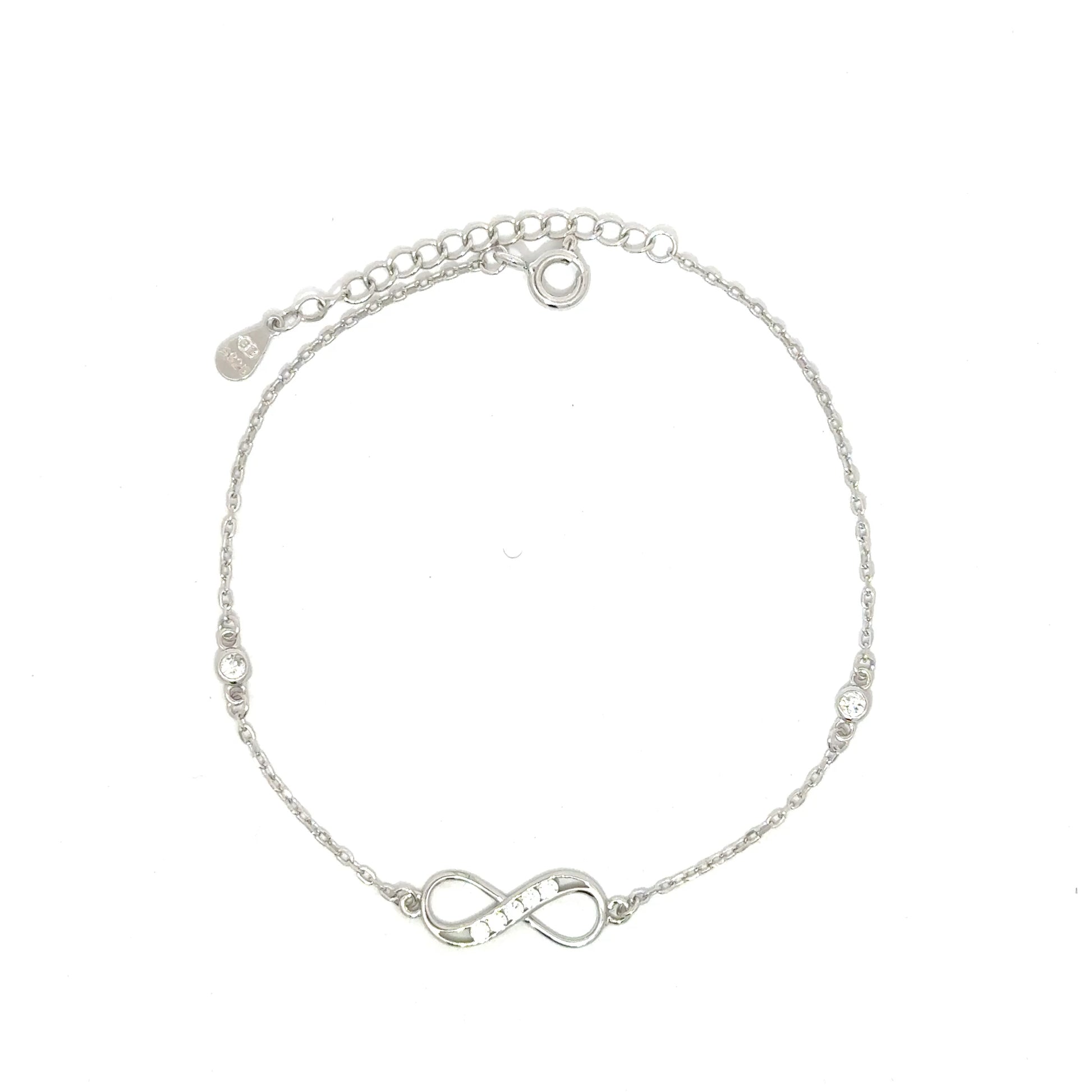 Brățară damă INFINIT 7 CRISTALE,argint+zirconia