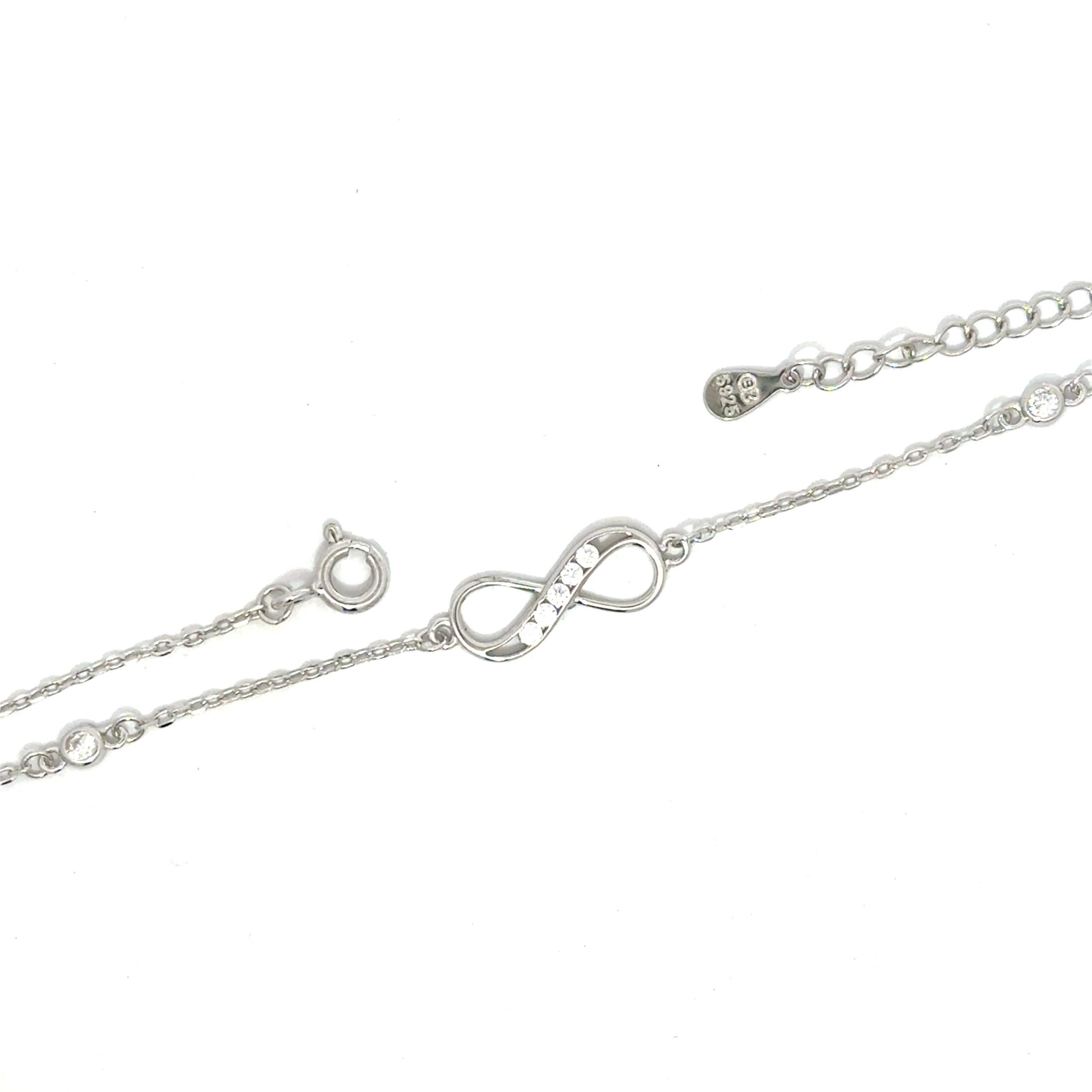 Brățară damă INFINIT 7 CRISTALE,argint+zirconia