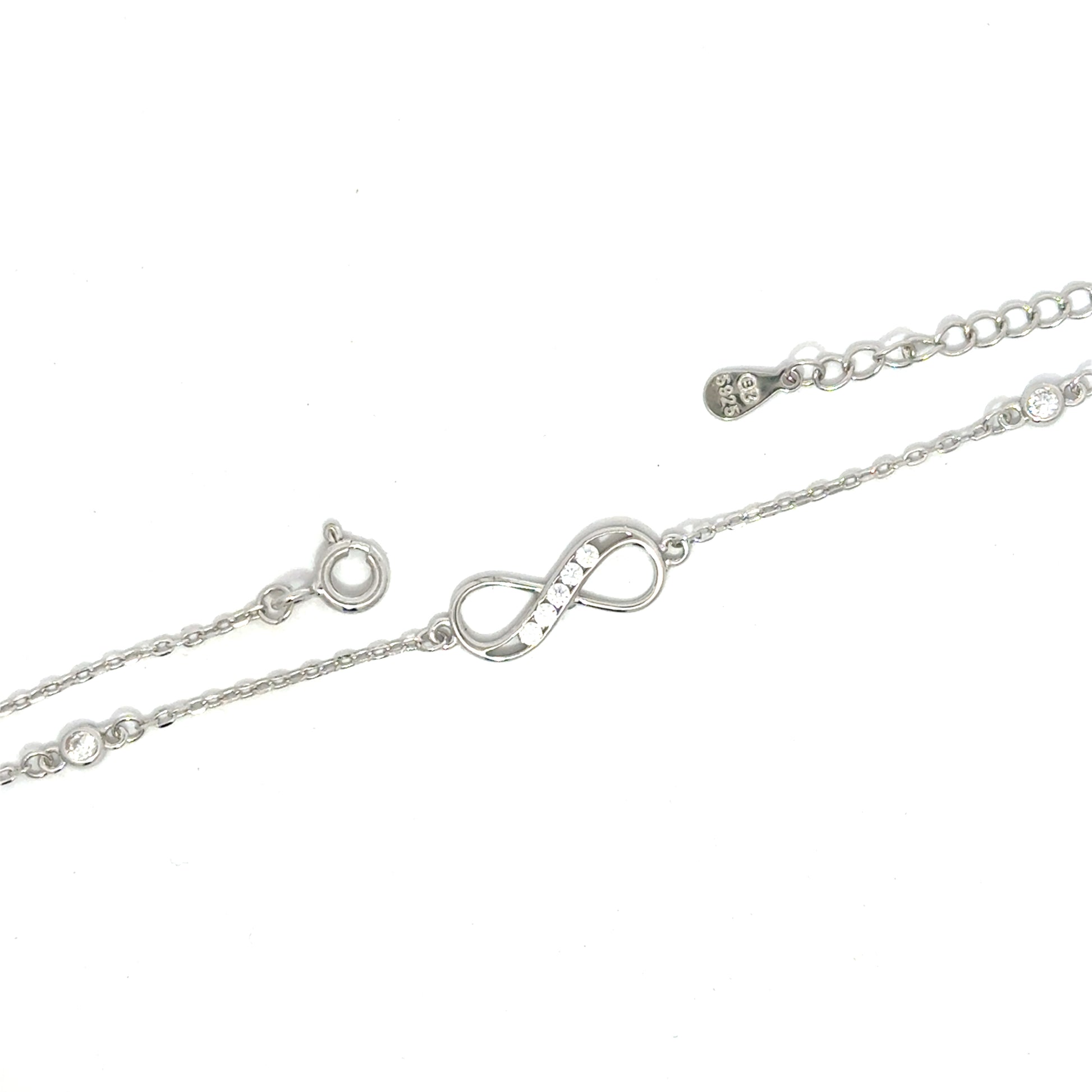 Brățară damă INFINIT 7 CRISTALE,argint+zirconia