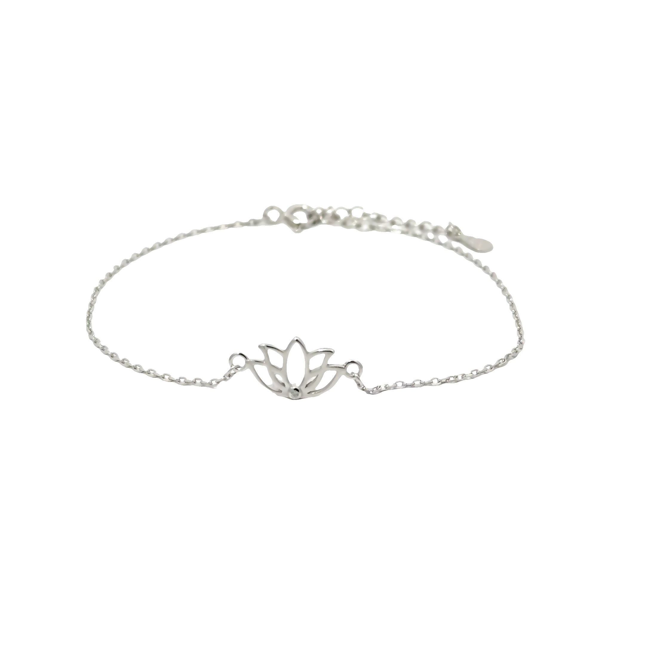 Bratara dama FLOARE DE LOTUS, argint