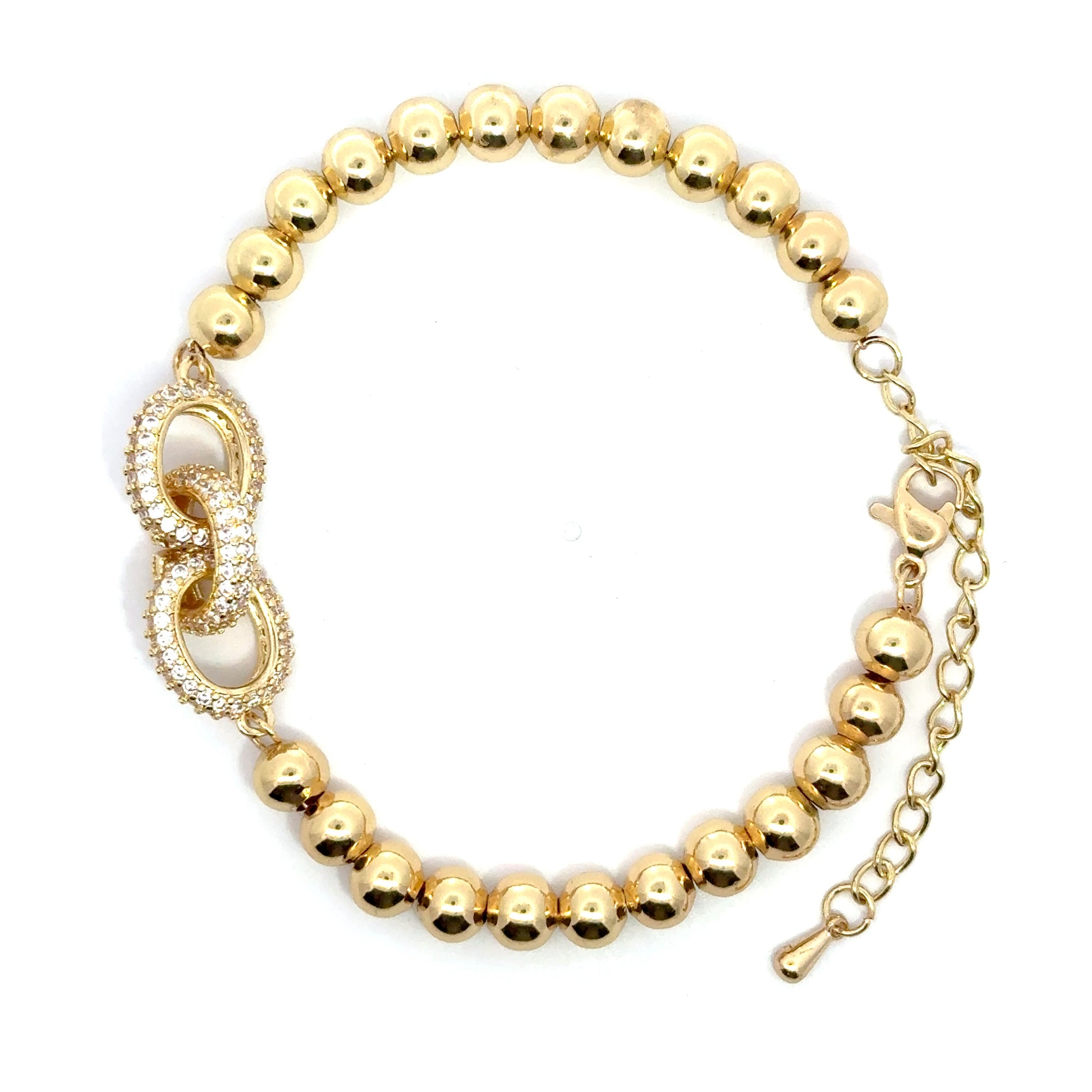 Brățară damă Verigă, placată cu Aur