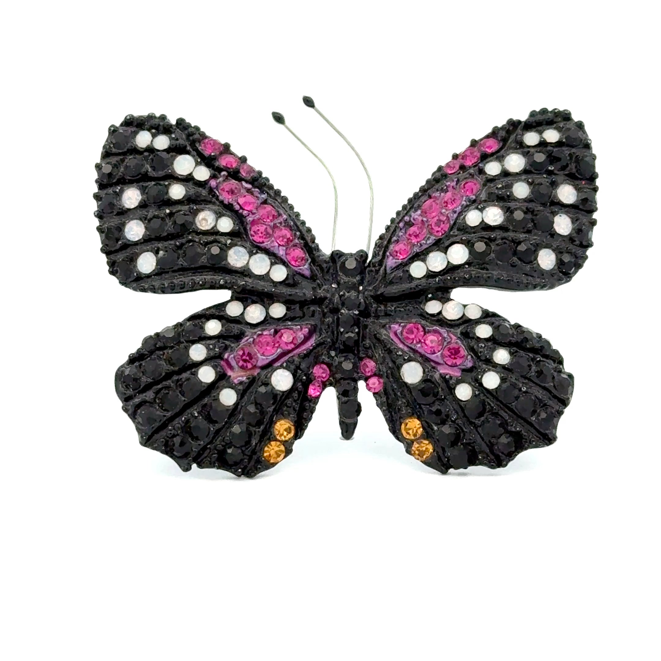 Broșă Swarovski în formă de fluture