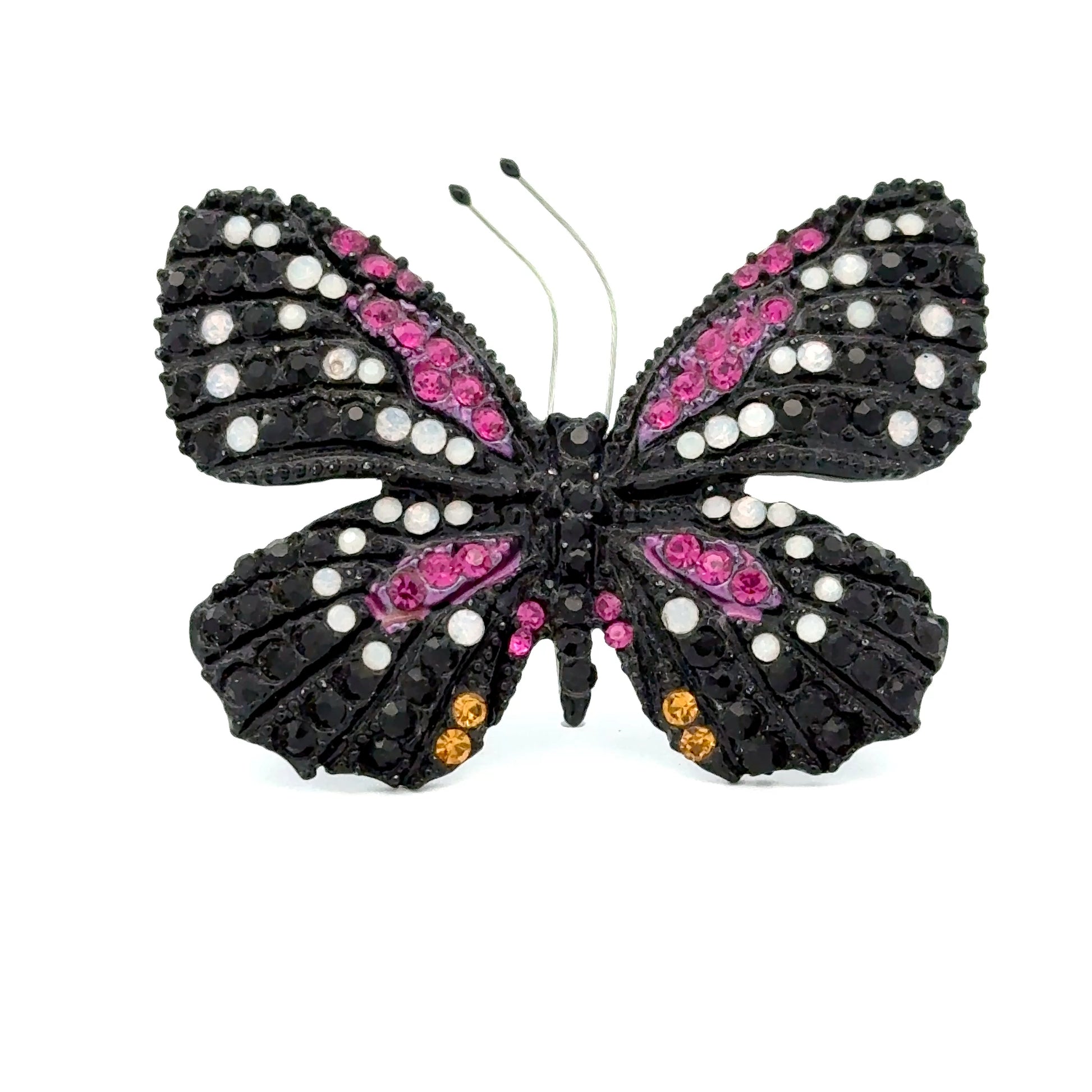 Broșă Swarovski în formă de fluture