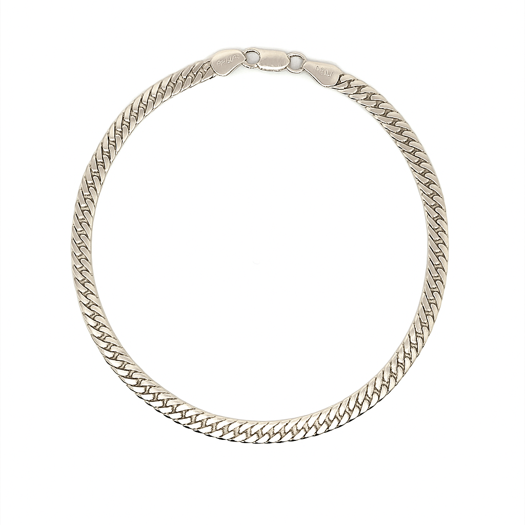 Bratara barbati din argint rodiat BBAG-06