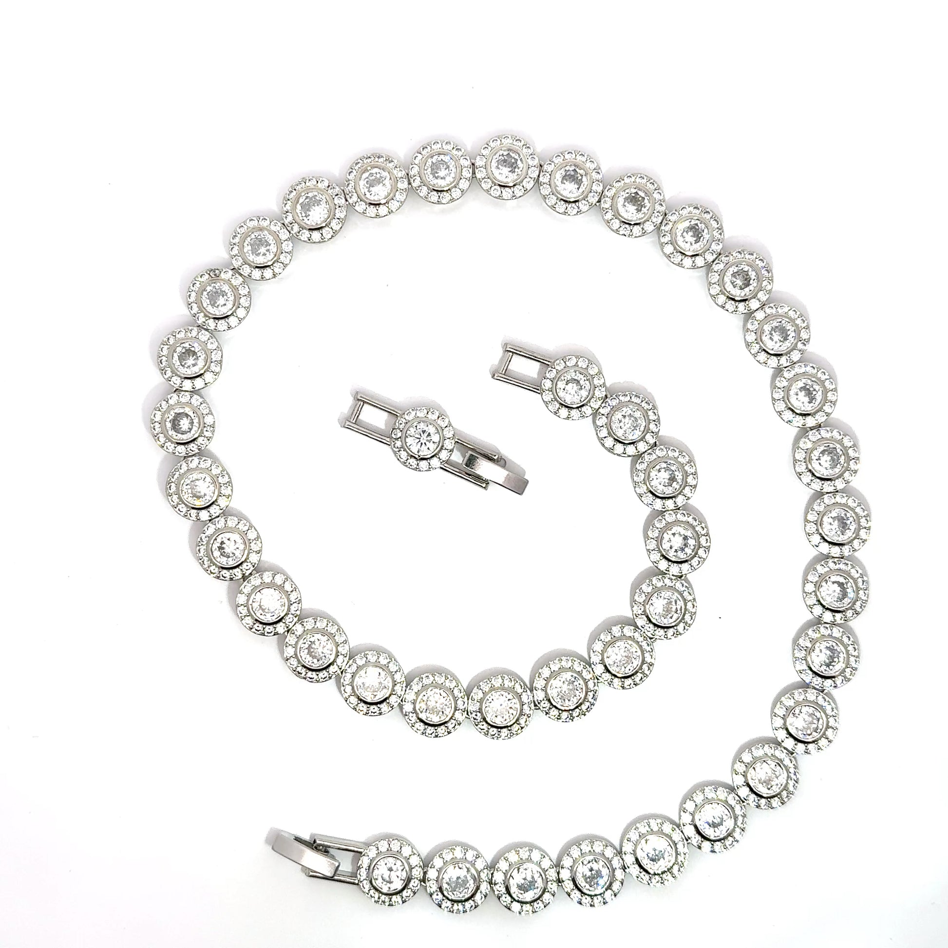 Colier damă Fashion, placat cu aur + cristale zirconia