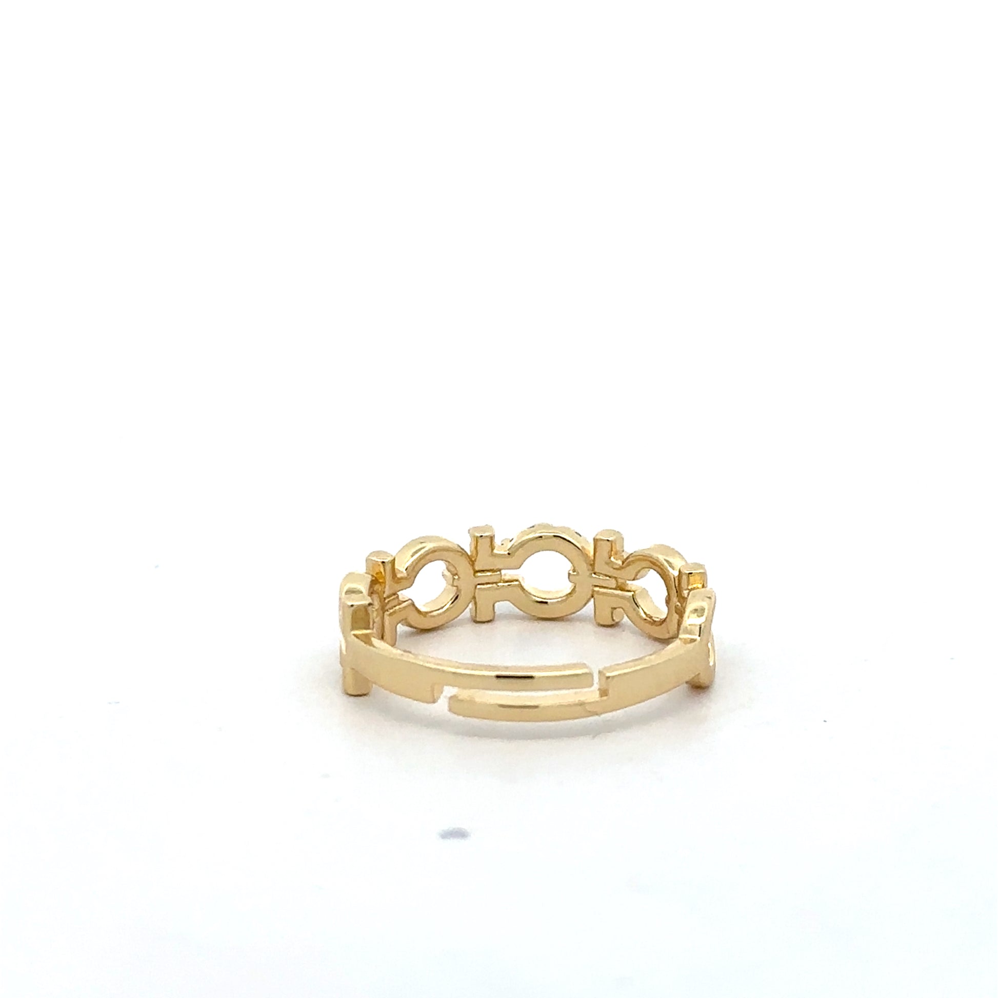 Inel Gold Touch, placat cu aur 18 k