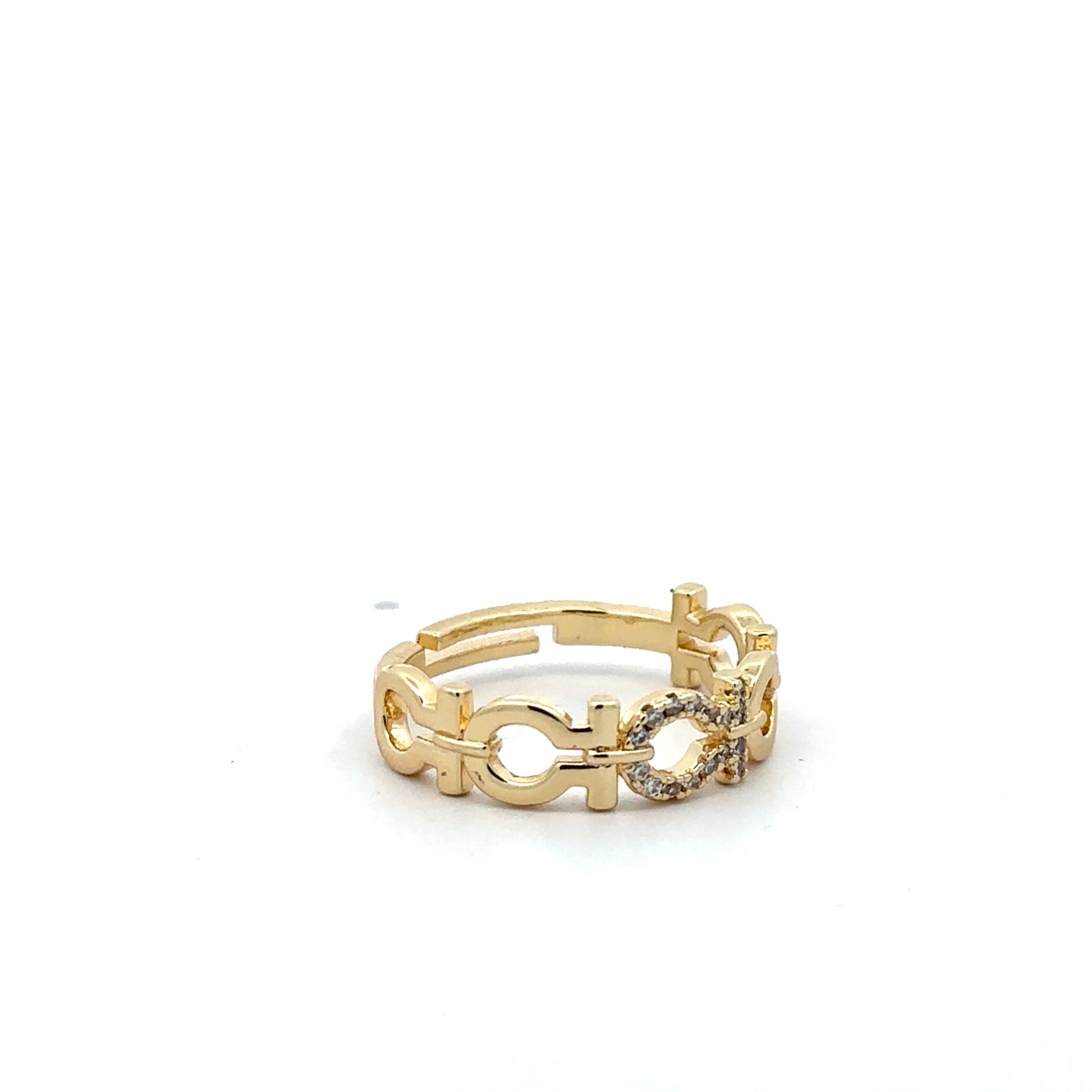 Inel Gold Touch, placat cu aur 18 k