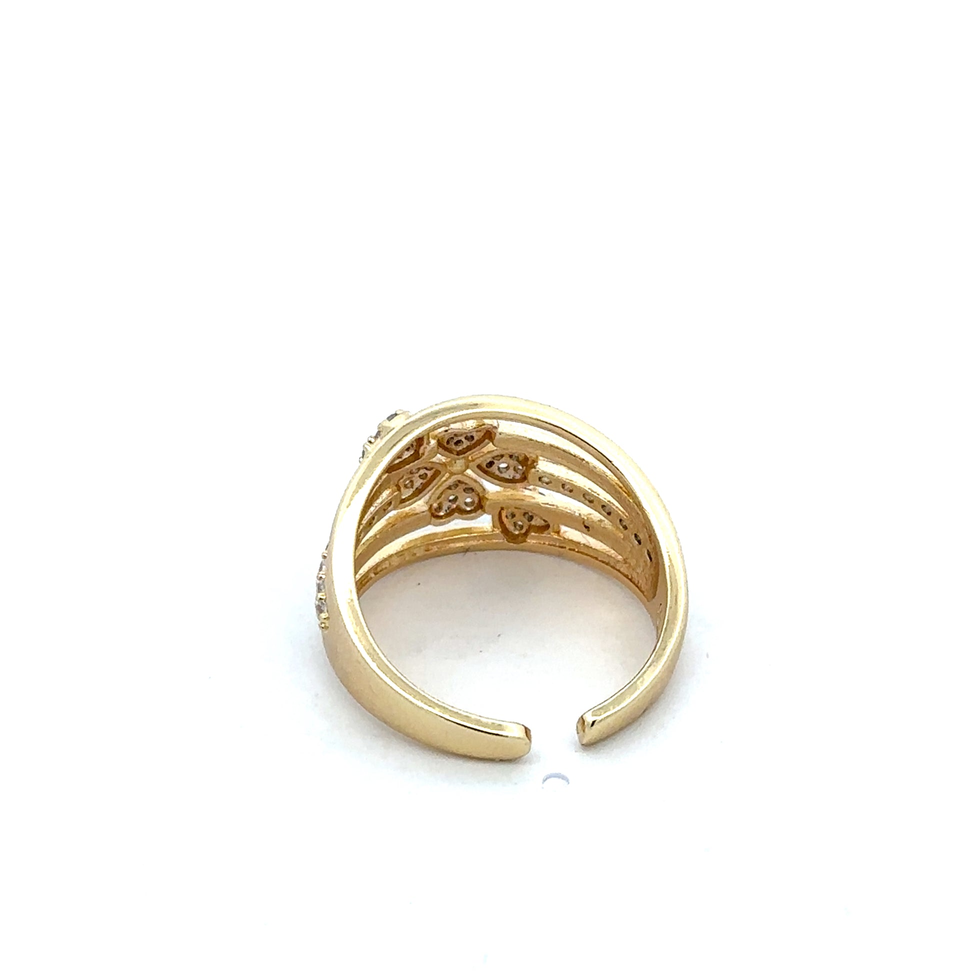 Inel Queen Aura, placat cu aur 18 k