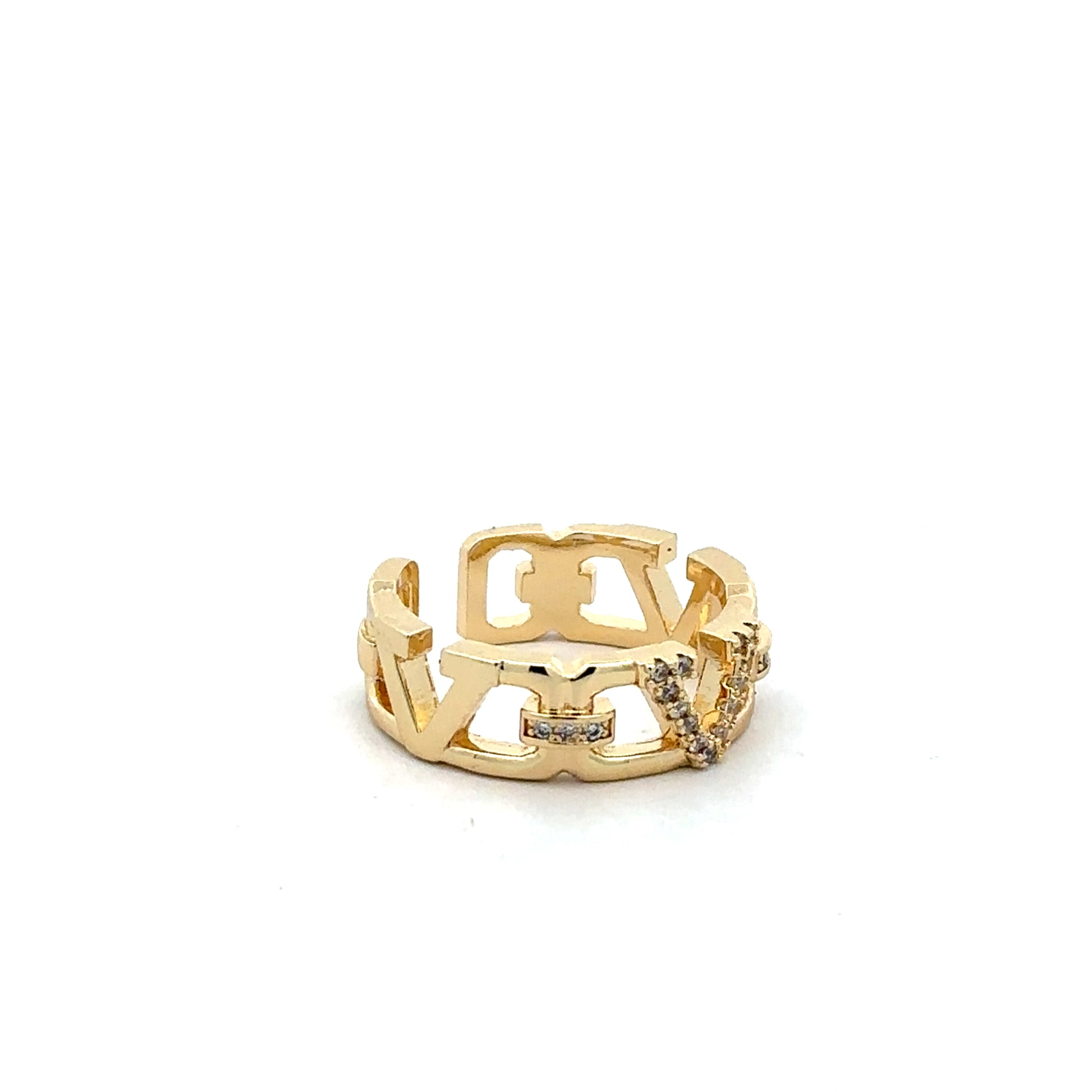 Inel Divine Glow, placat cu aur 18 k