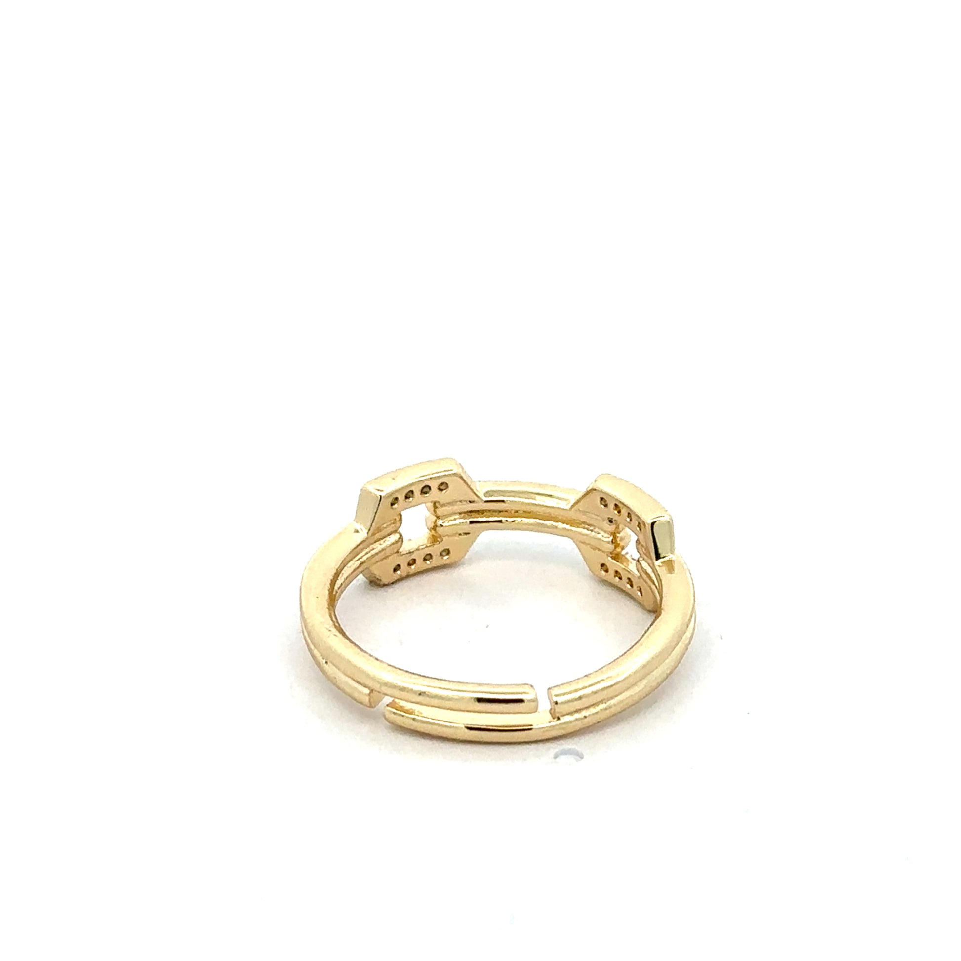 Inel Whisper, placat cu aur 18 k