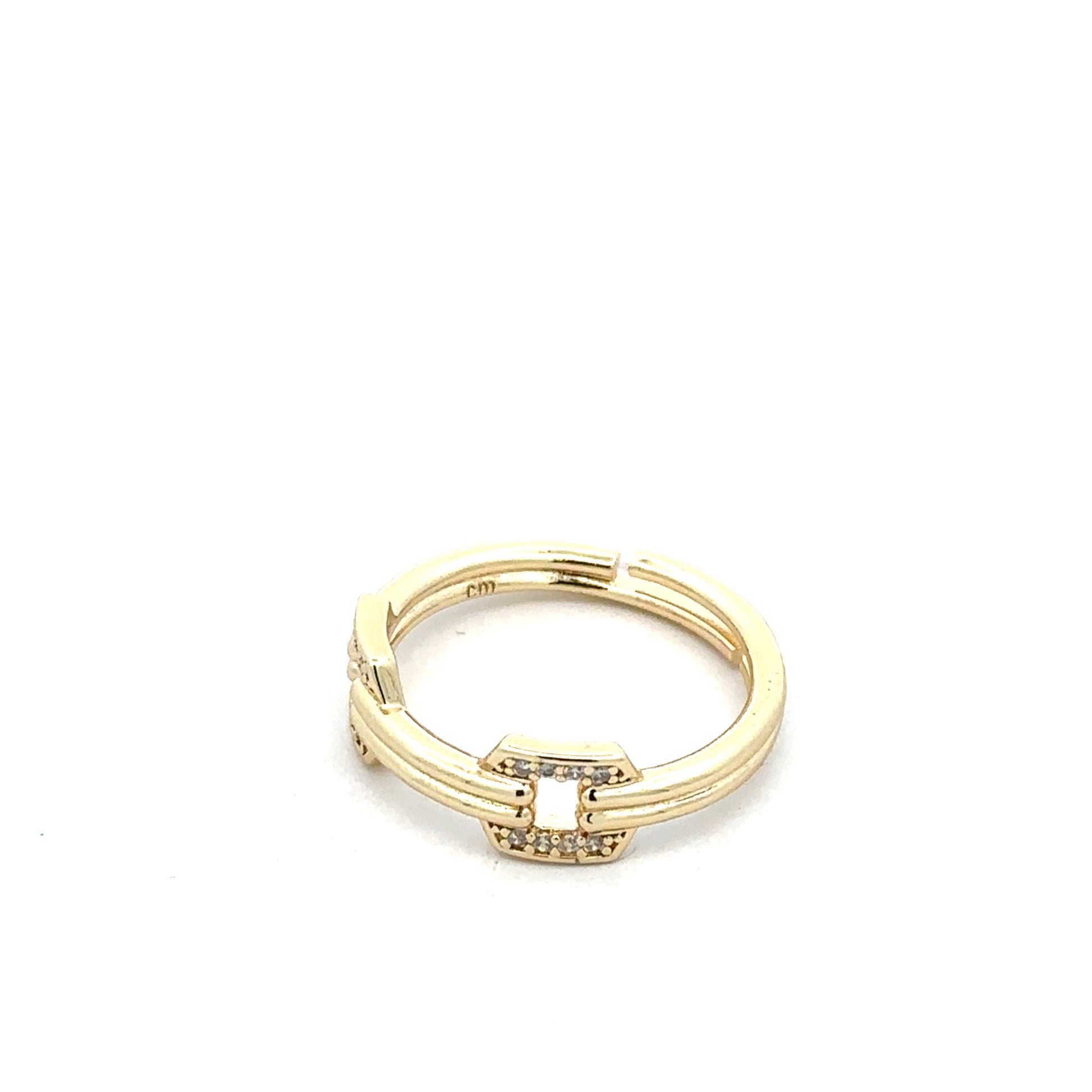 Inel Whisper, placat cu aur 18 k