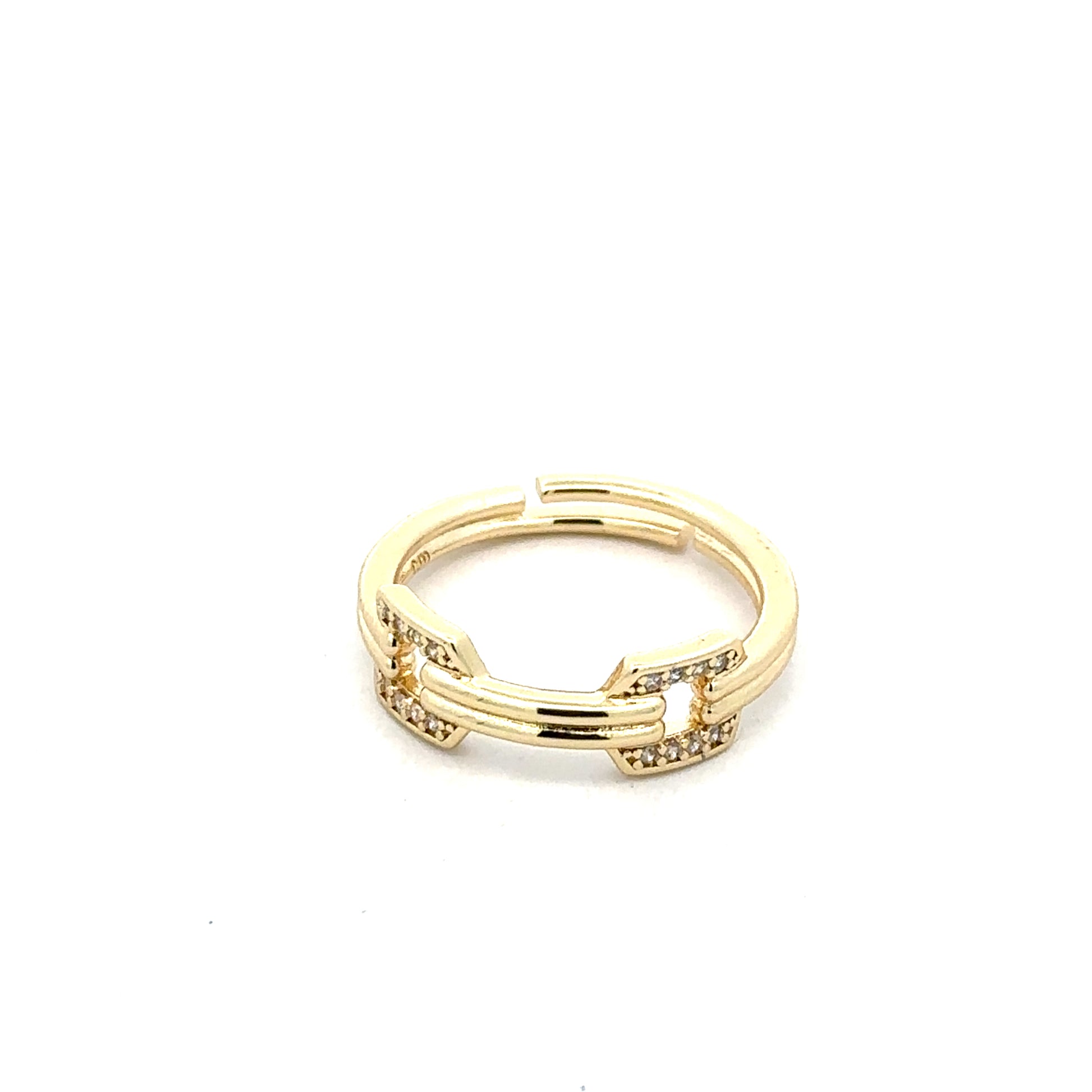 Inel Whisper, placat cu aur 18 k