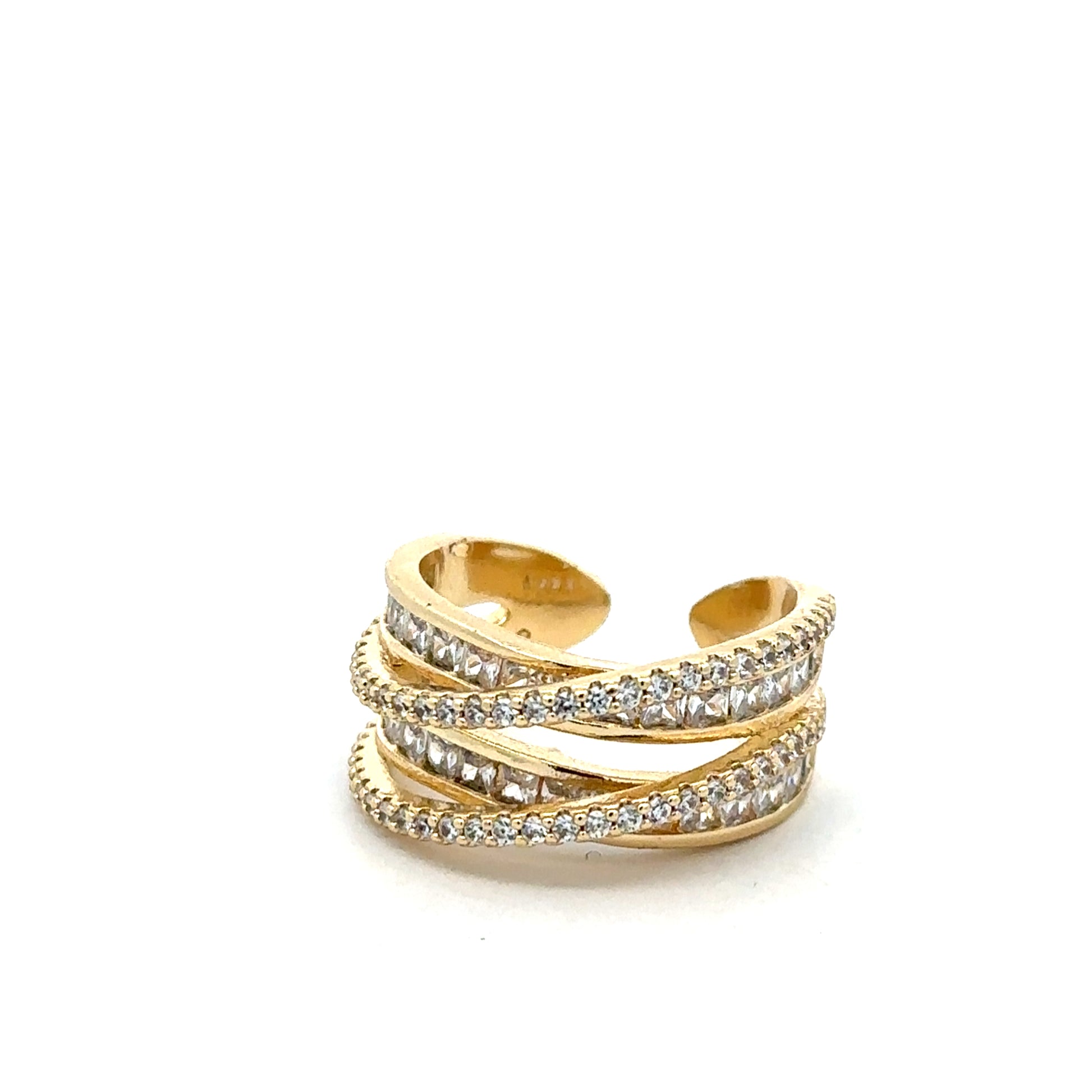 Inel Radiant, placat cu aur 18 k