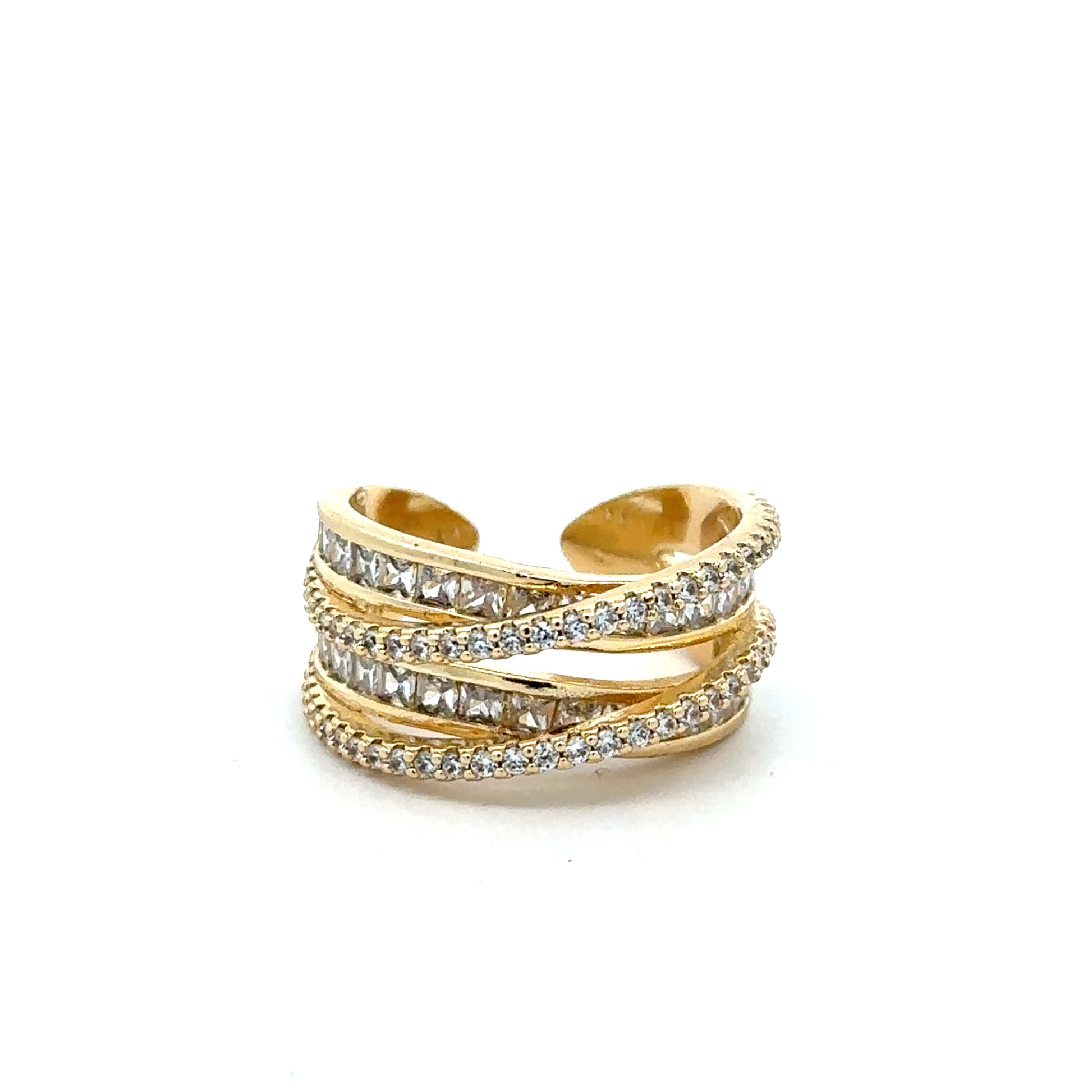 Inel Radiant, placat cu aur 18 k