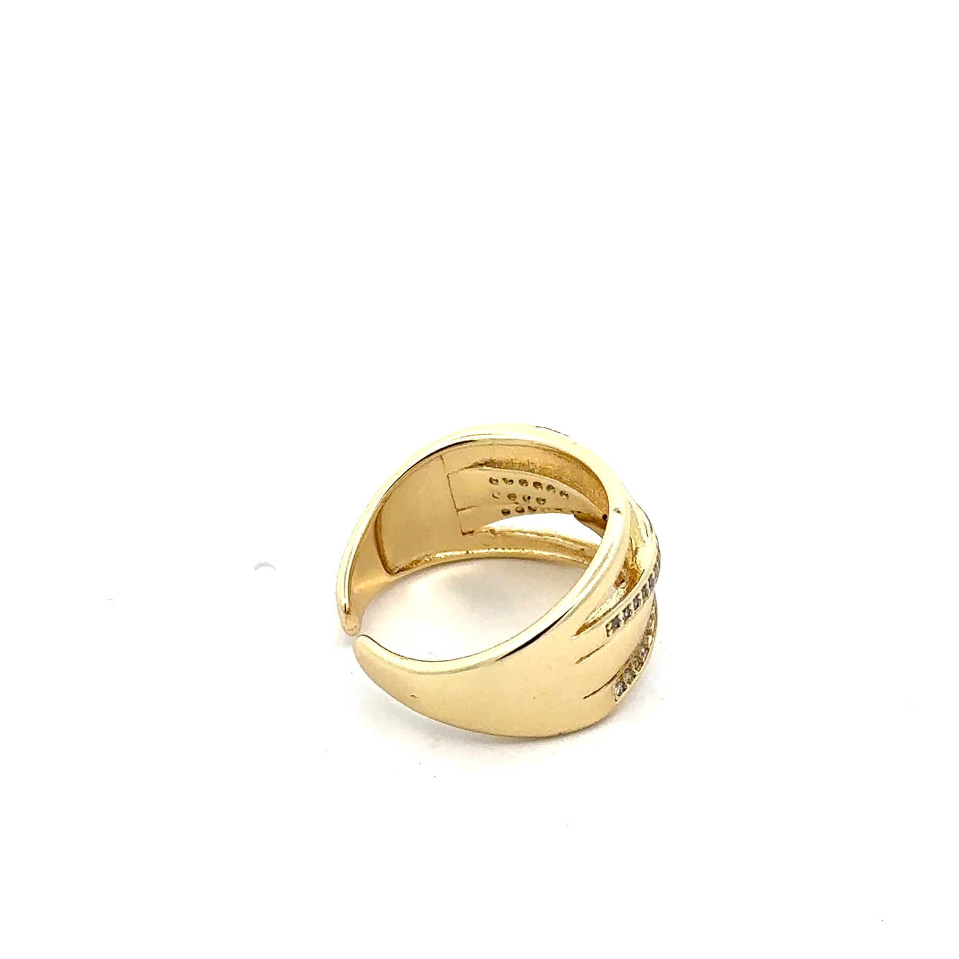 Inel Pearl, placat cu aur 18 k