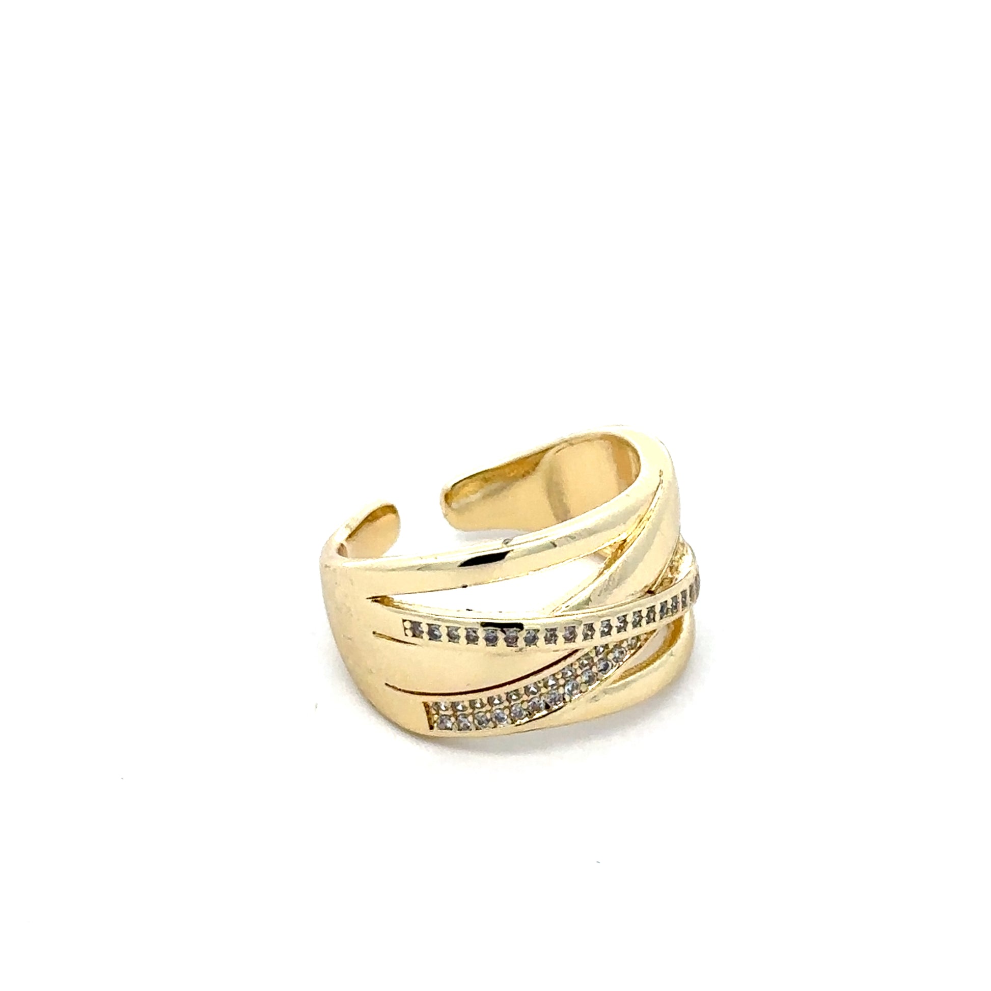 Inel Pearl, placat cu aur 18 k