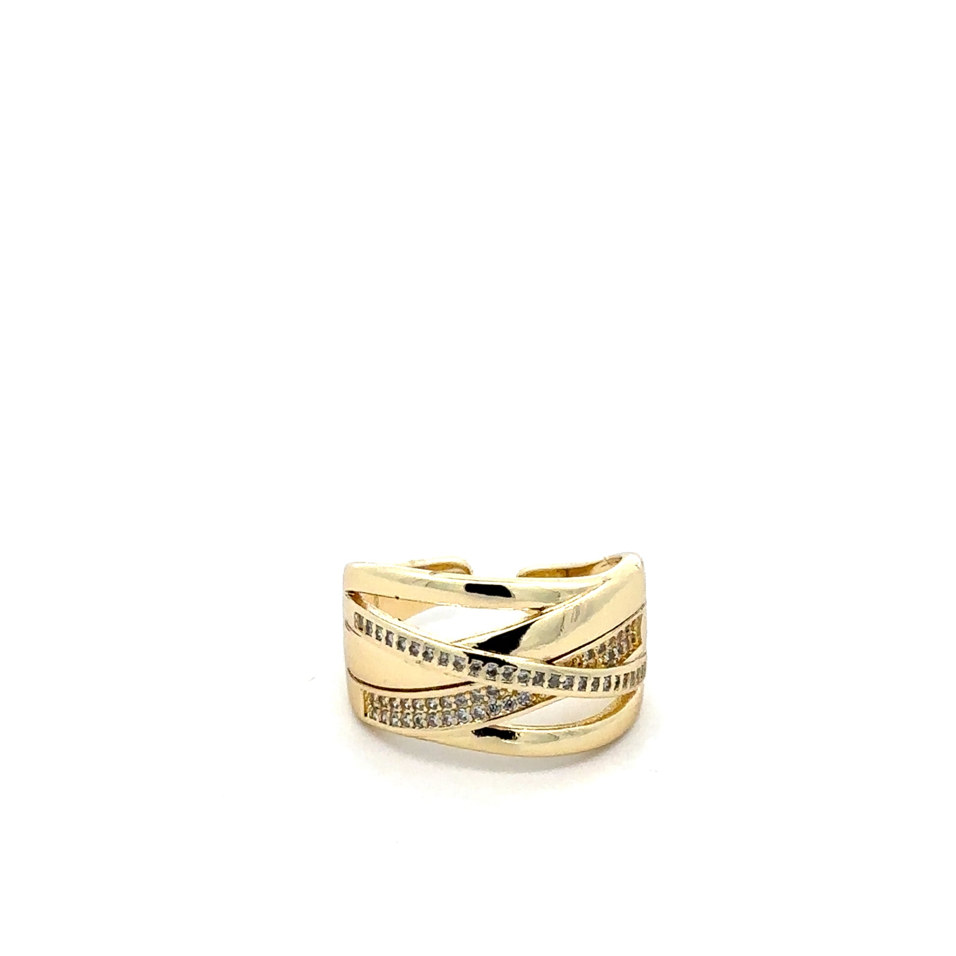 Inel Pearl, placat cu aur 18 k