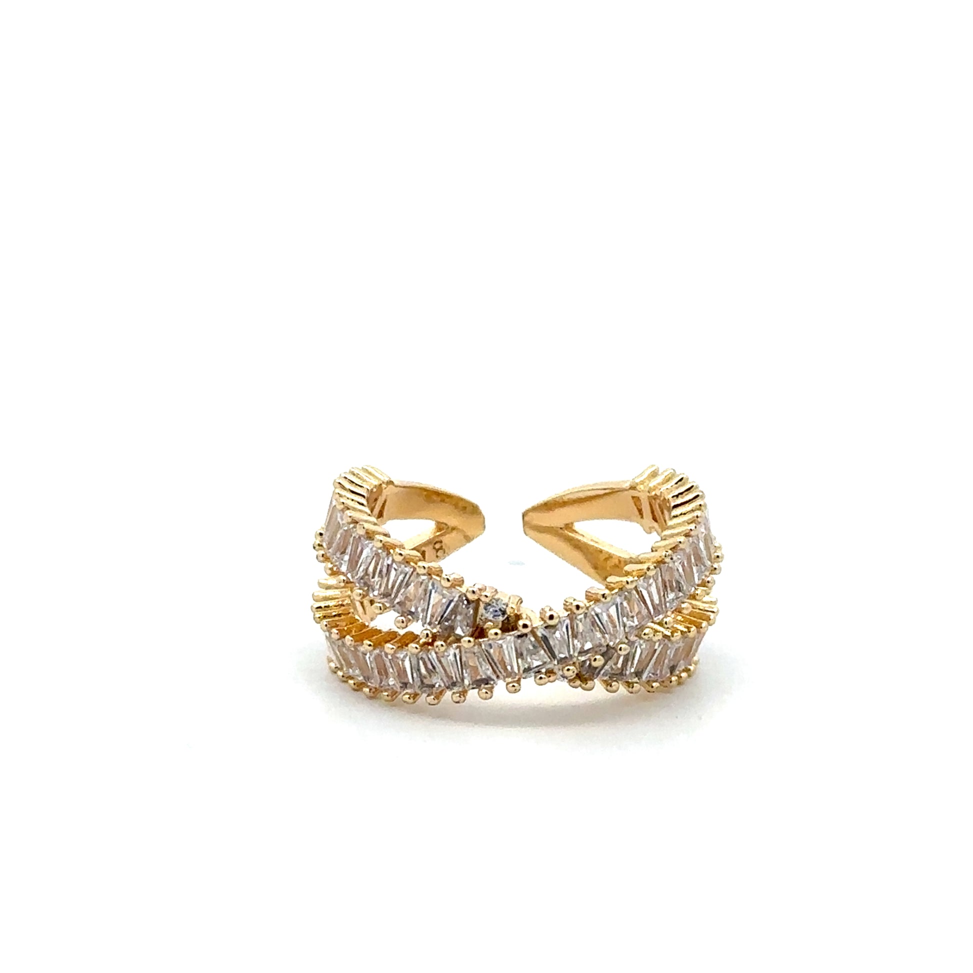 Inel Timeless, placat cu aur 18 k