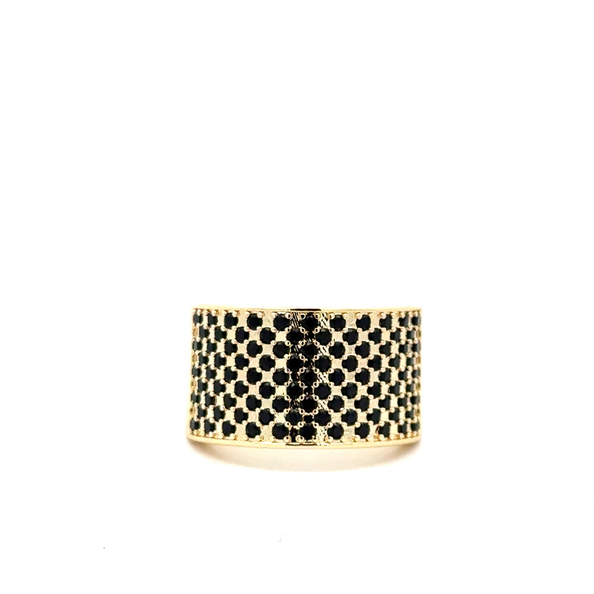 Inel Golden Spark, placat cu aur 18 k