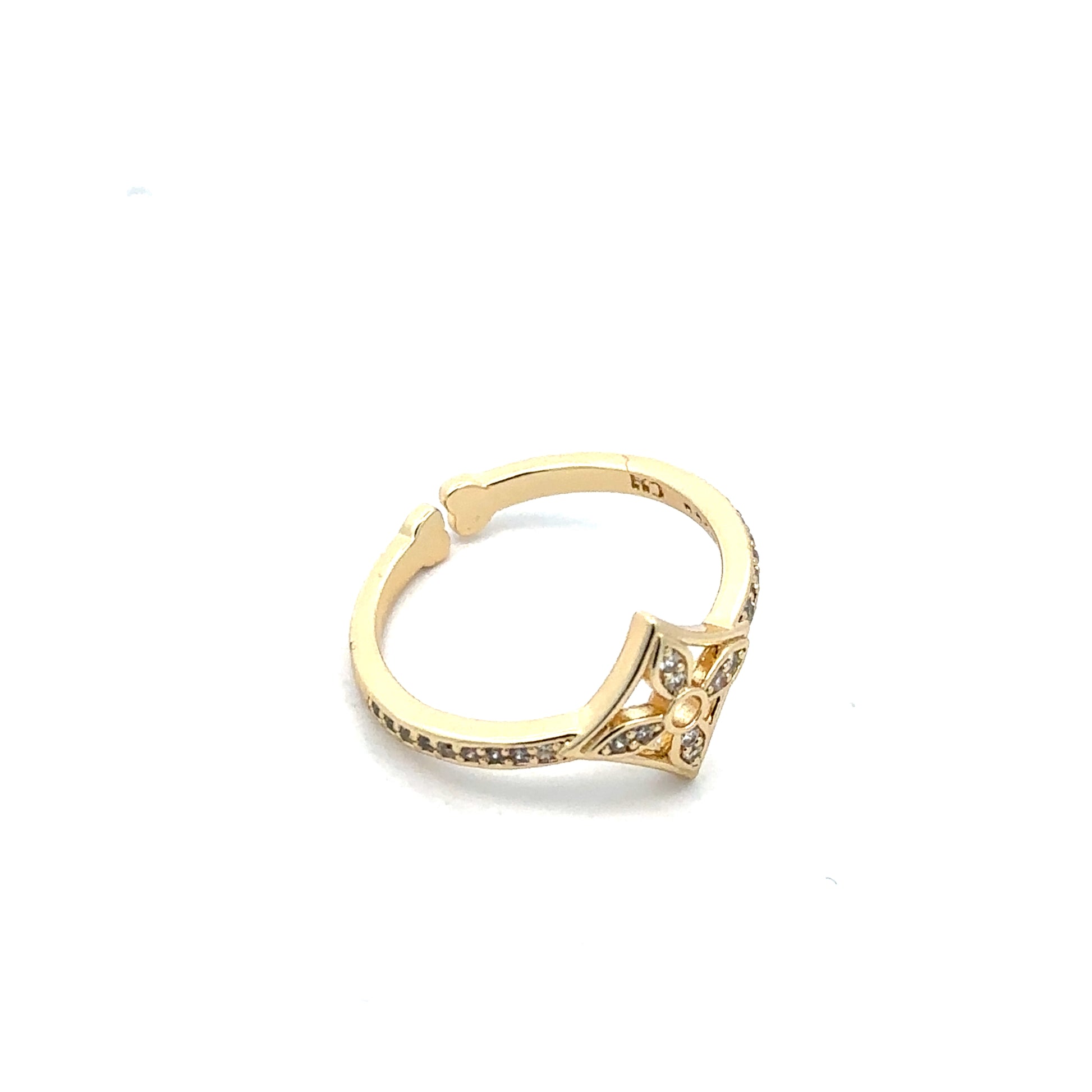 Inel Glamour, placat cu aur 18 k