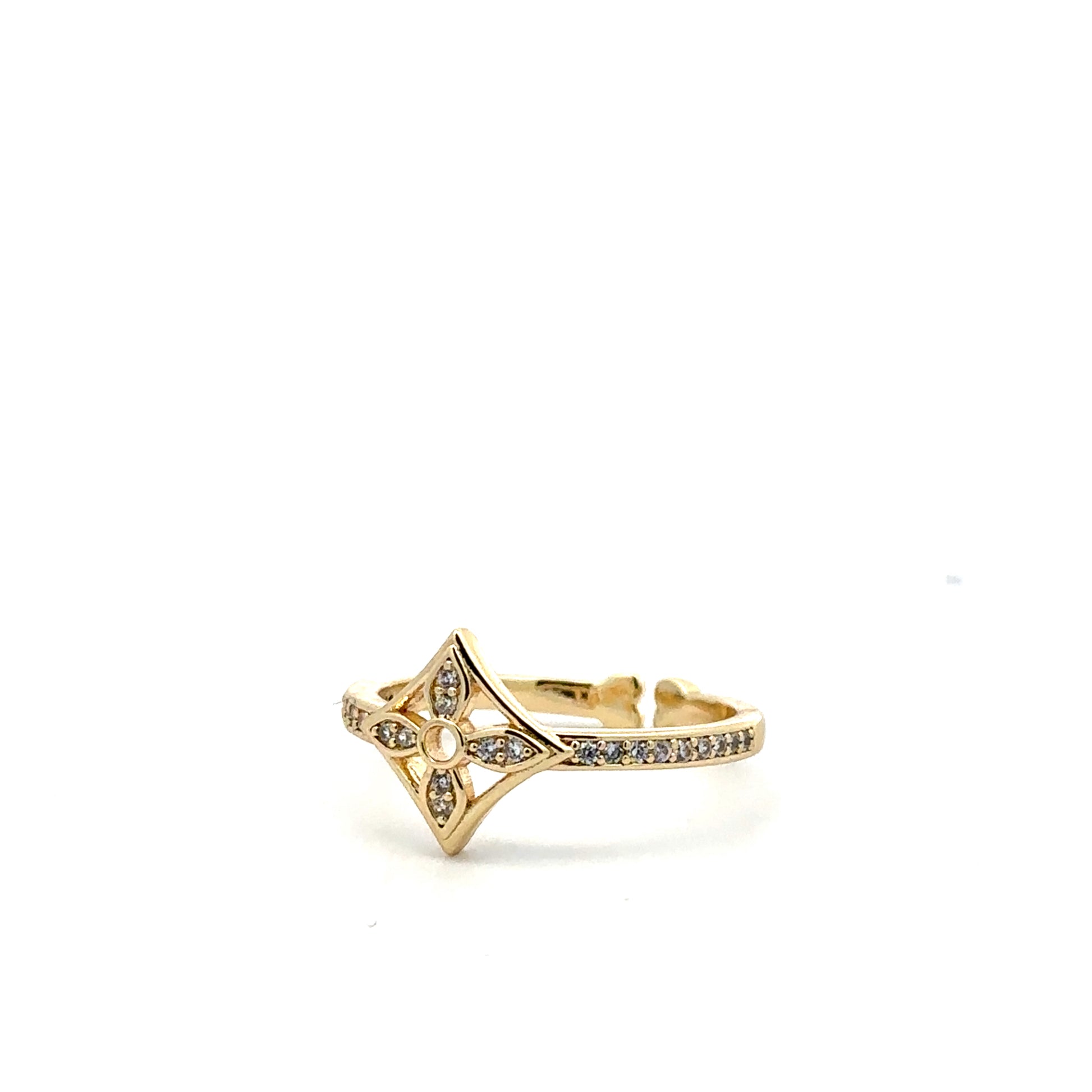 Inel Glamour, placat cu aur 18 k
