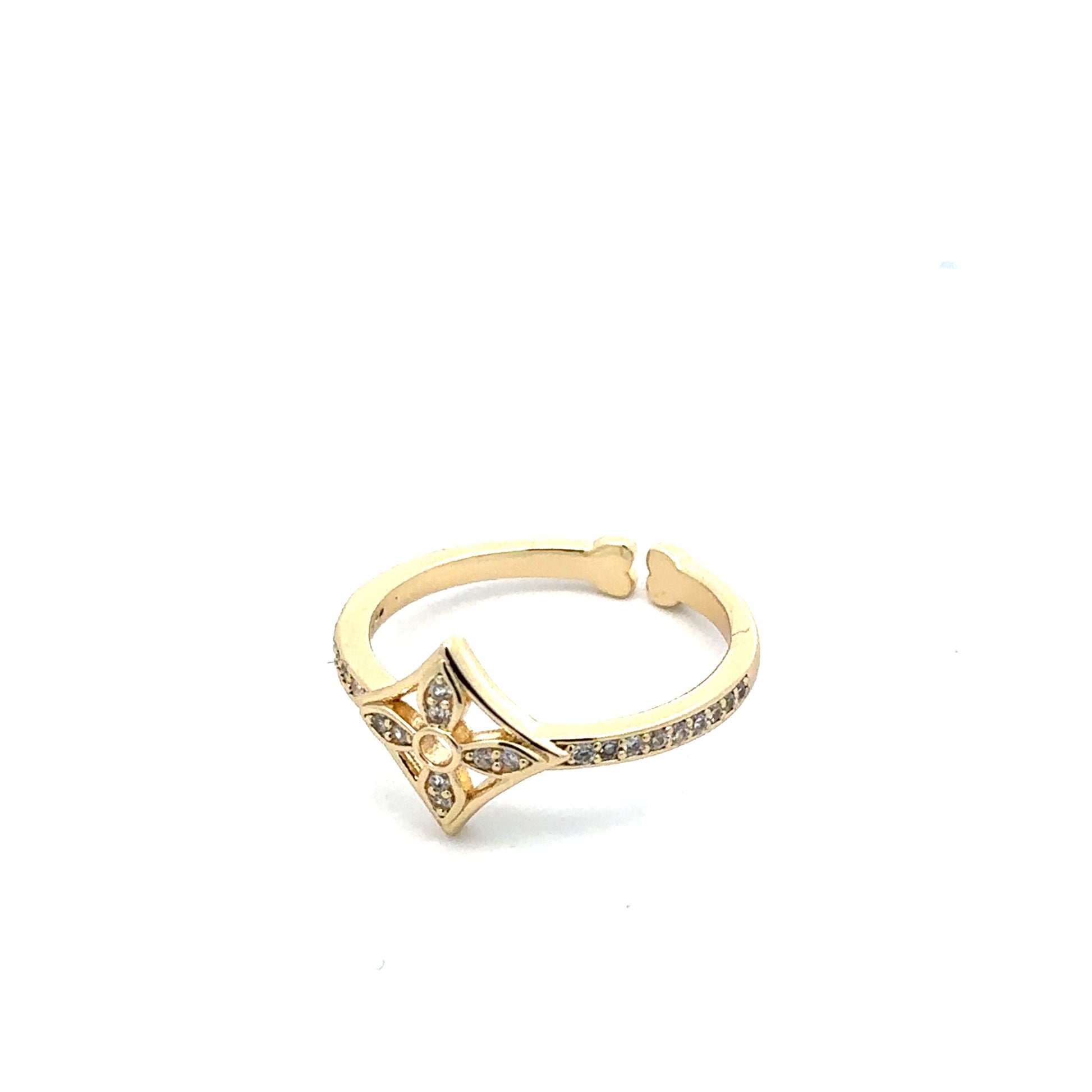 Inel Glamour, placat cu aur 18 k