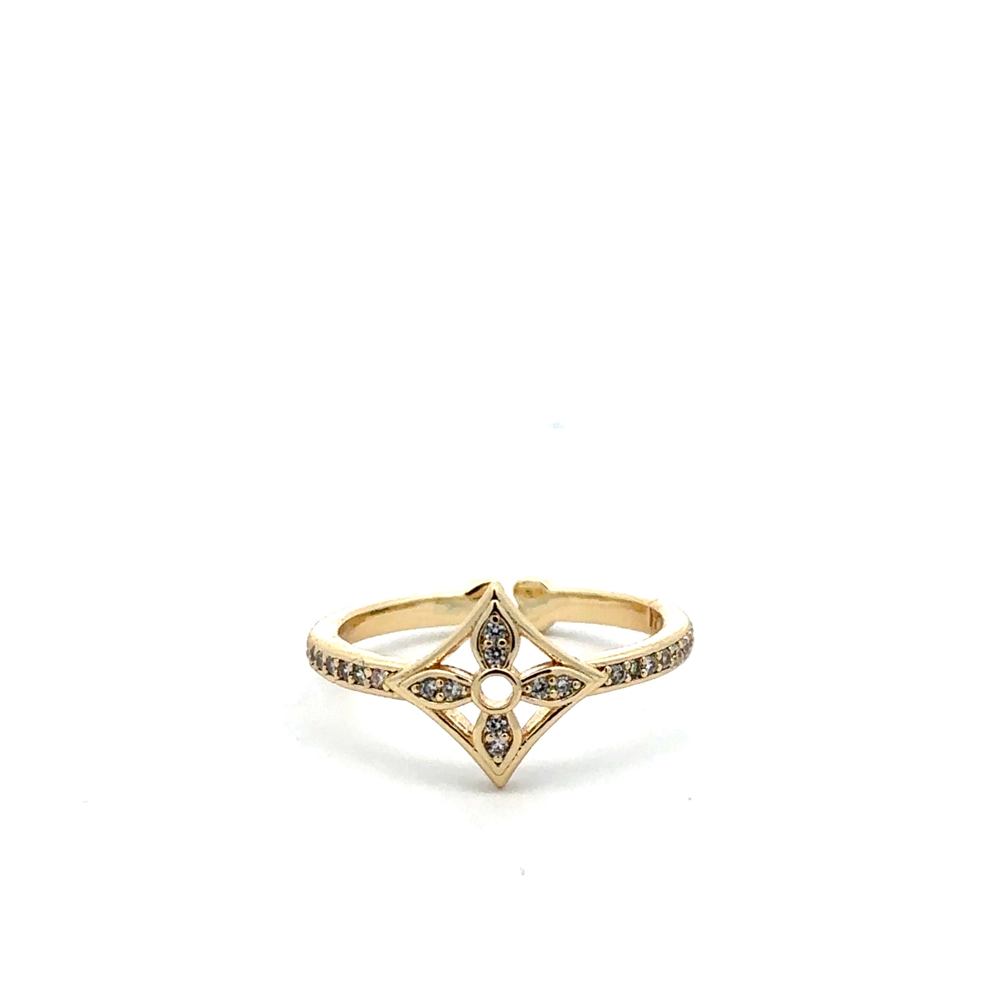Inel Glamour, placat cu aur 18 k