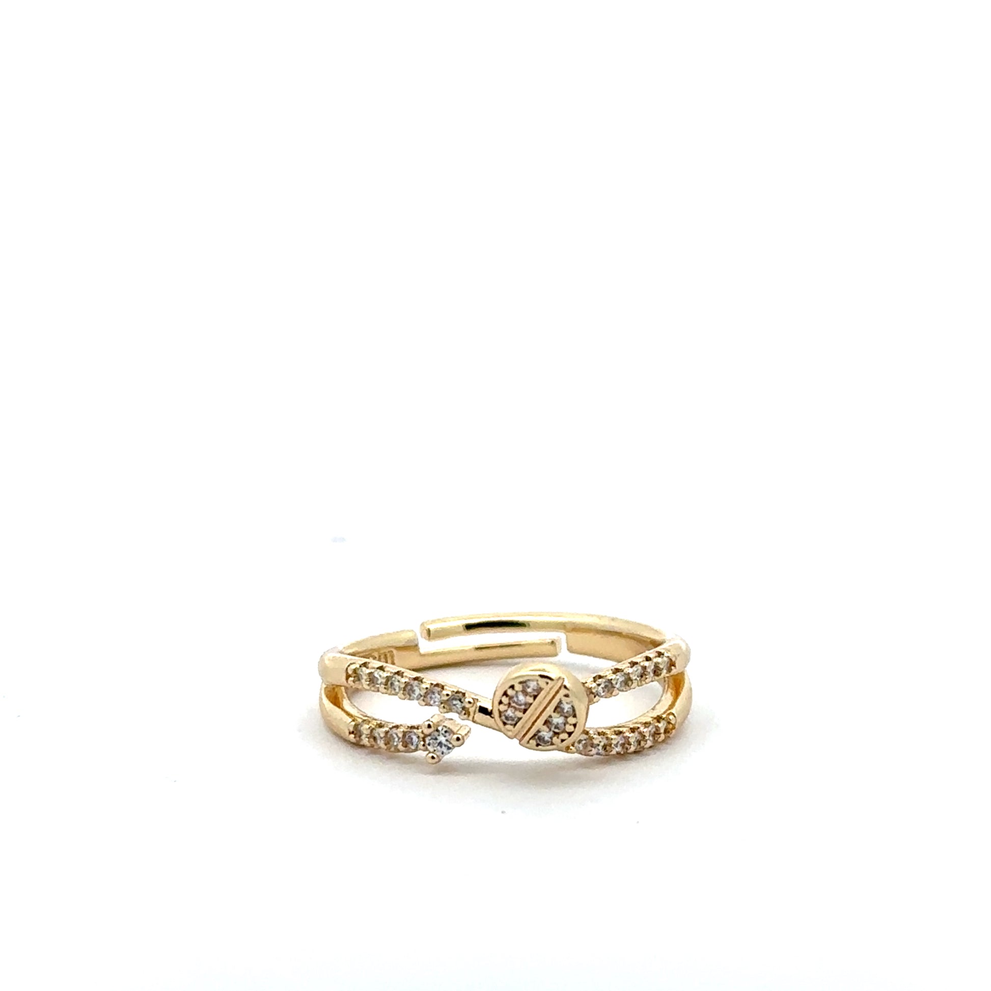 Inel Eleganza, placat cu aur 18 k