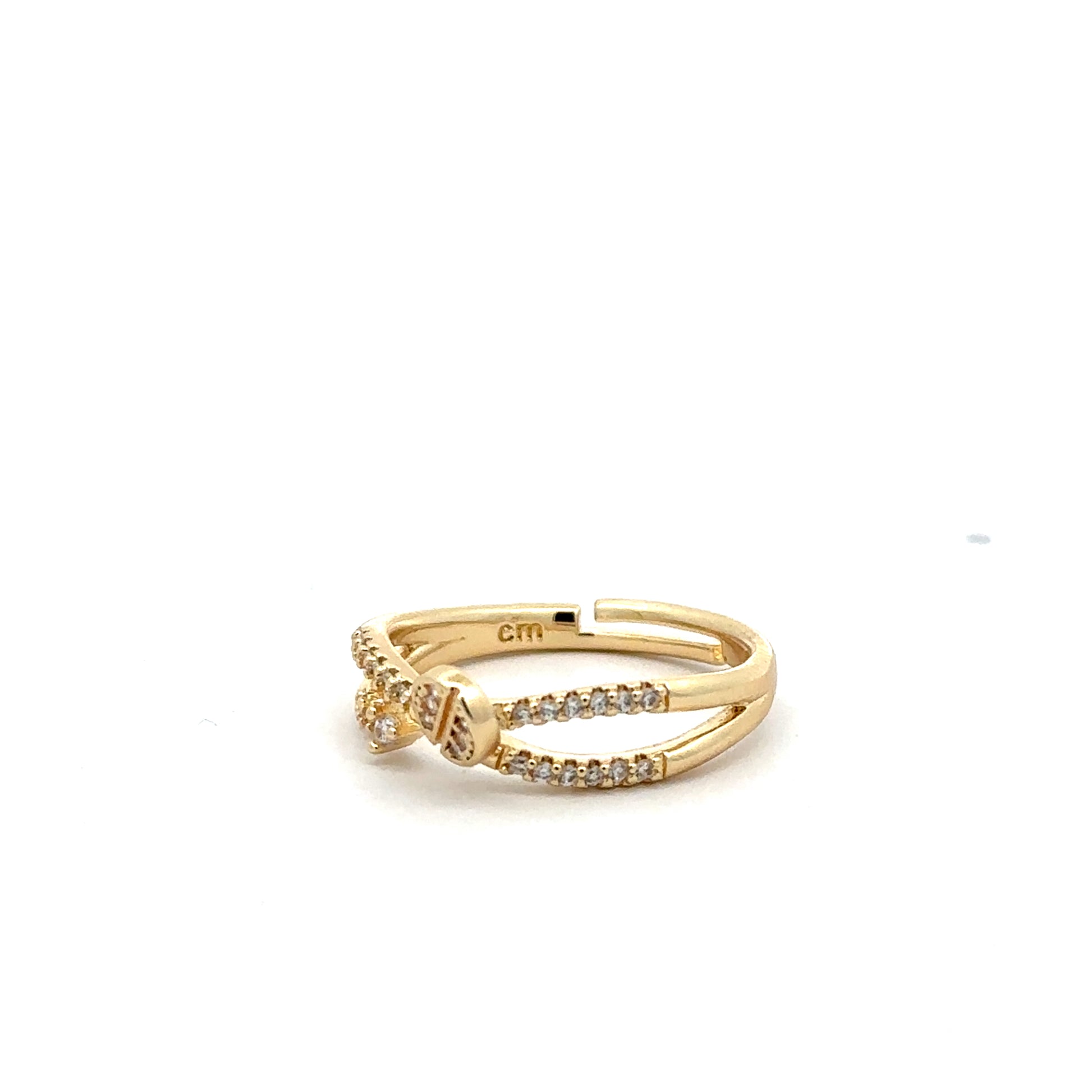Inel Eleganza, placat cu aur 18 k