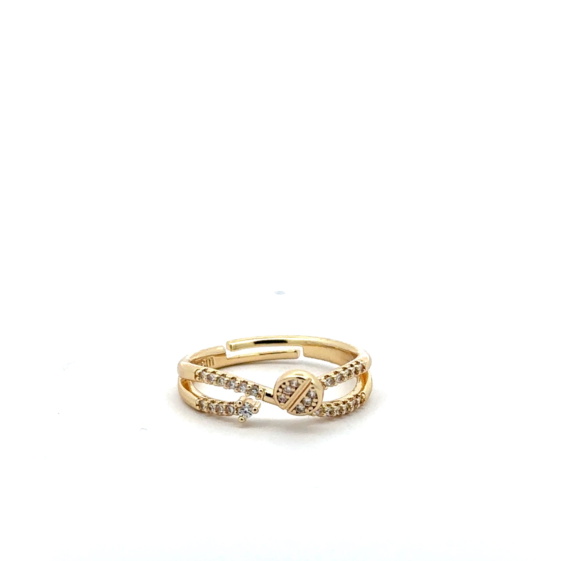 Inel Eleganza, placat cu aur 18 k